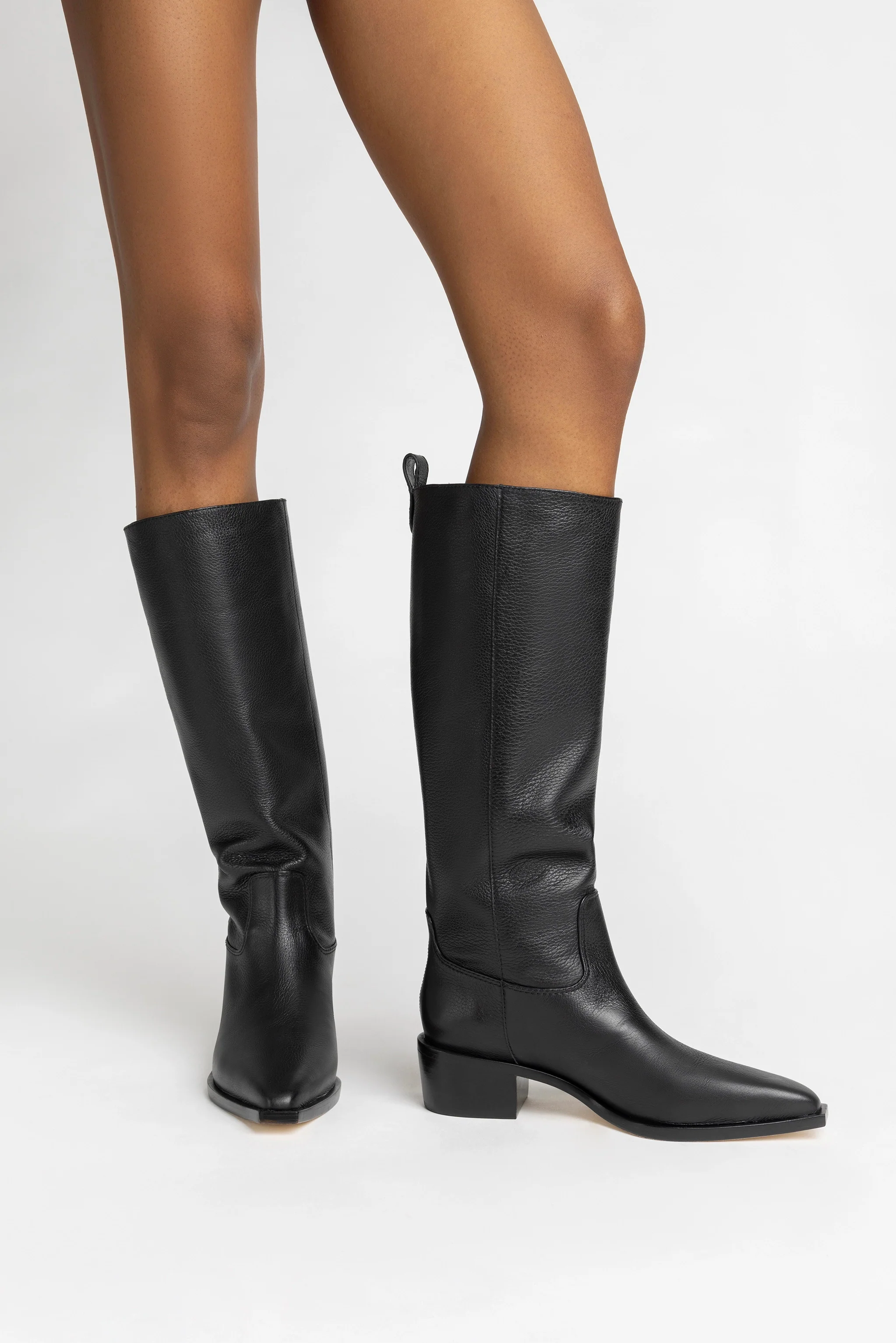 Florencia Boot In Black Leather