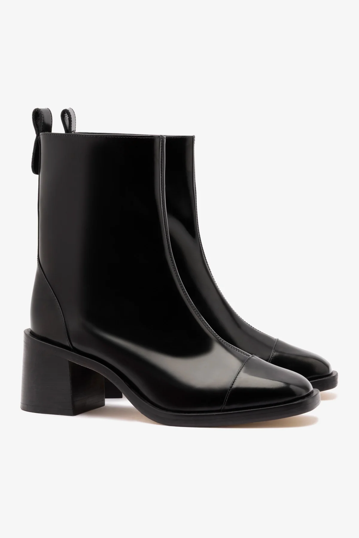 Mini Ricky Boot In Black Box Leather