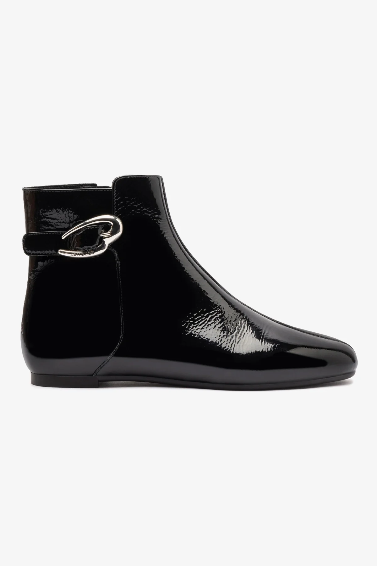 Mini Verona Boot In Black Patent Leather