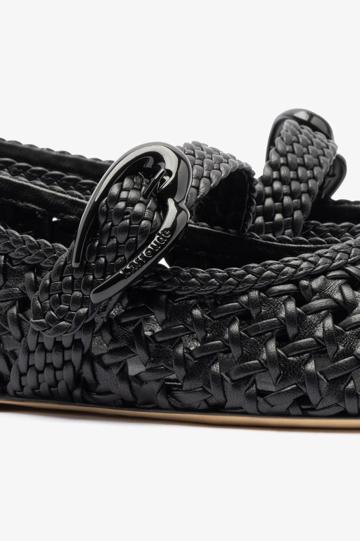 Verona New Macrame In Black Leather