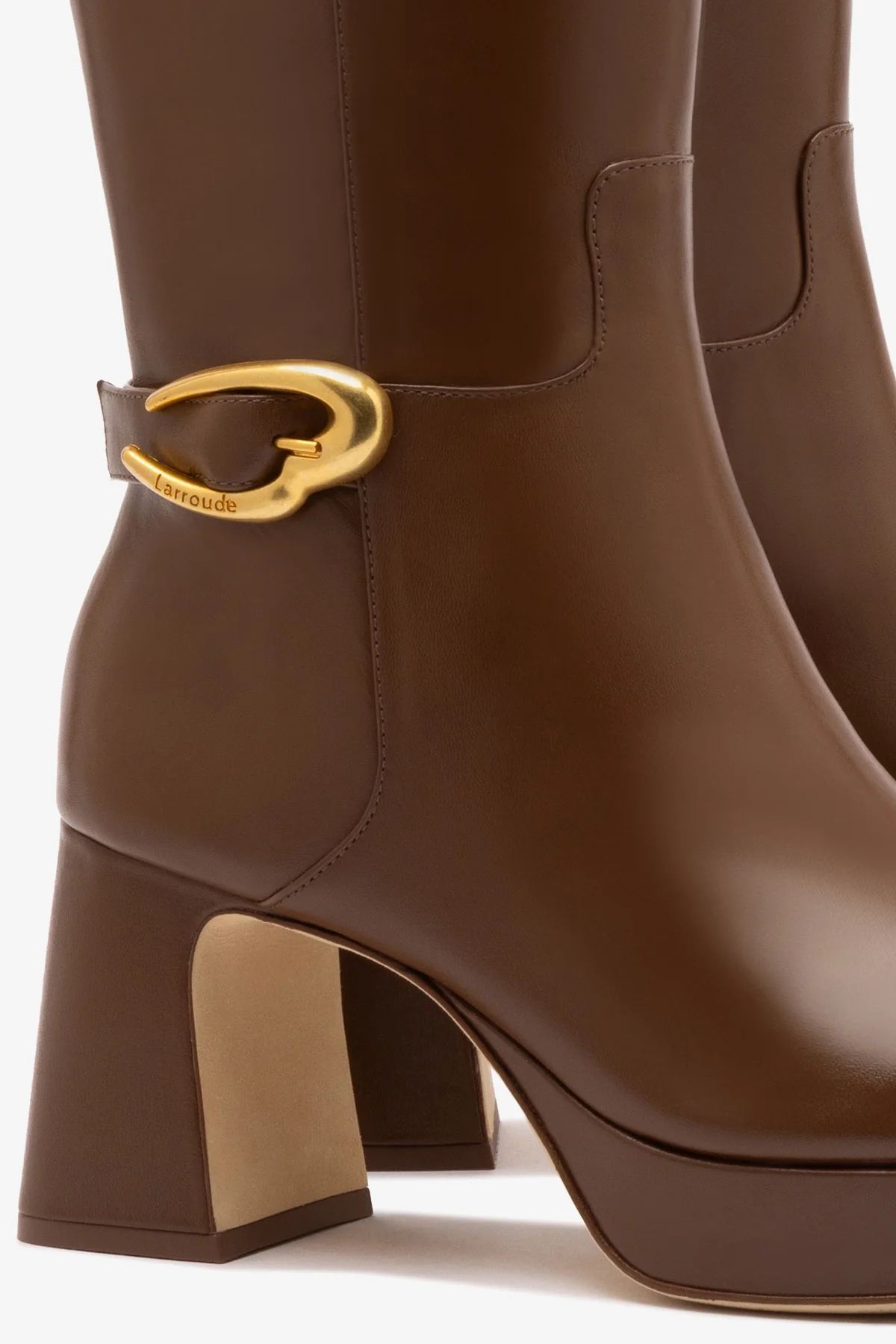 Dolly Verona Hi Boot In Burnt Umber Leather