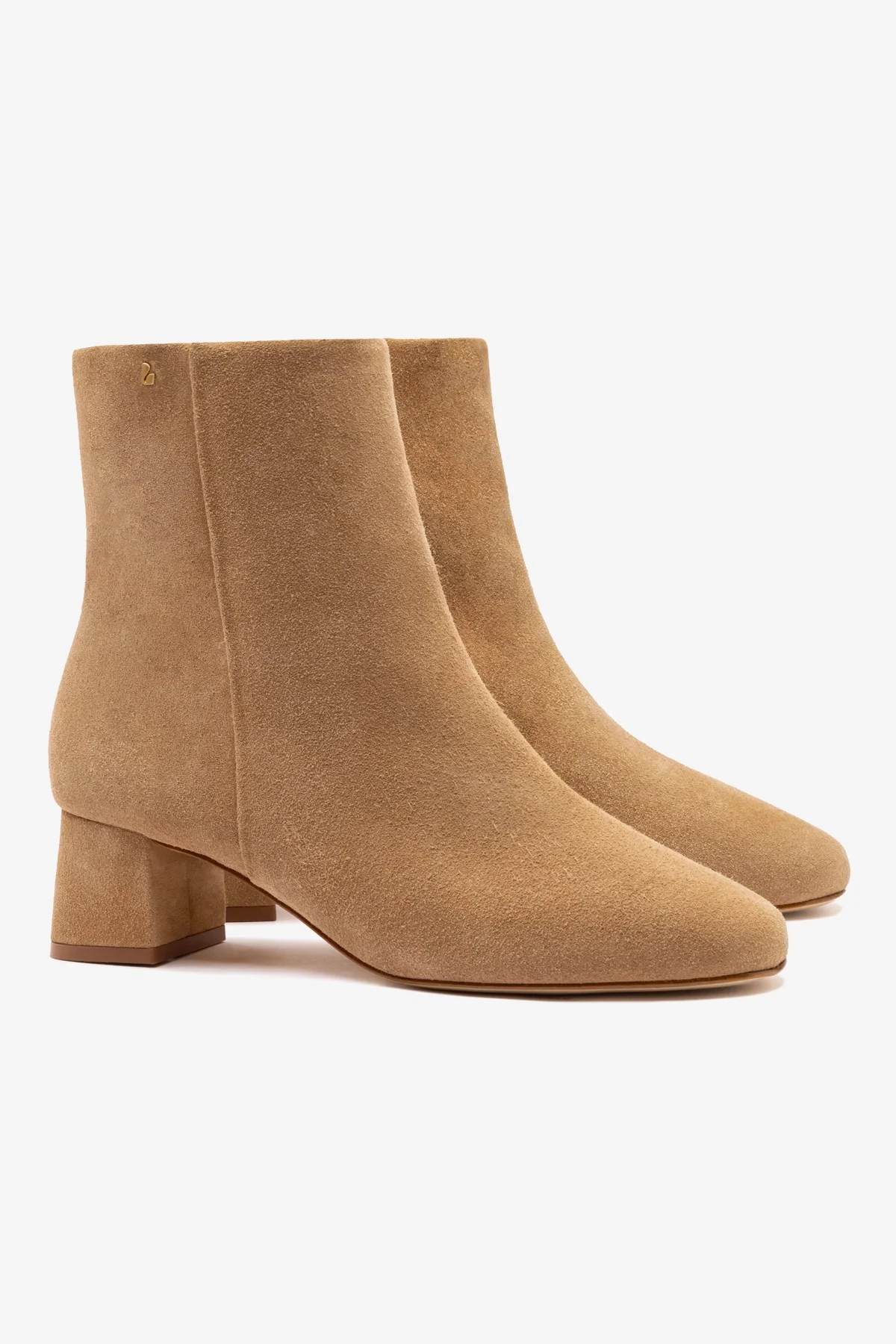 Mini Edie Boot In Peanut Suede