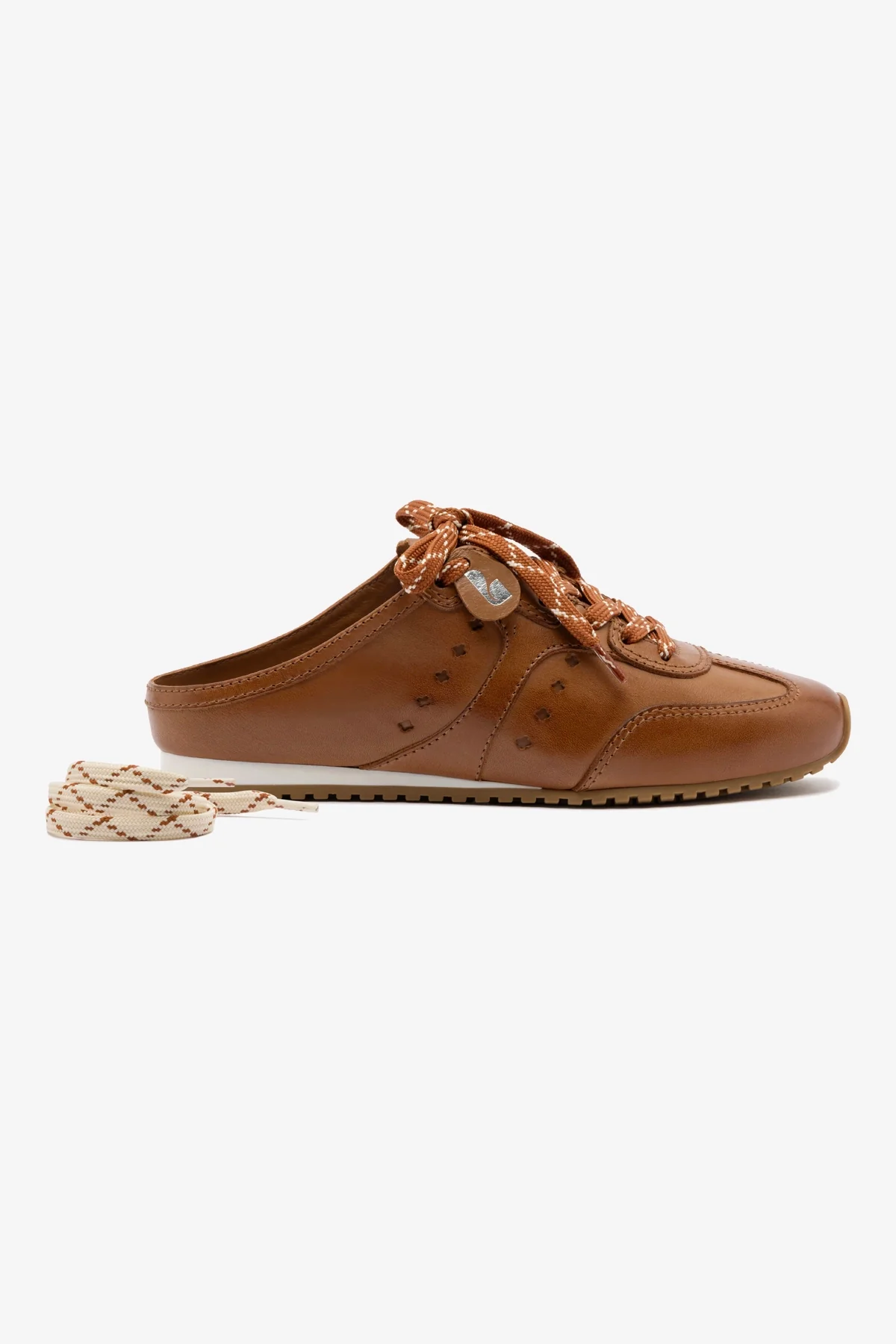 Stella Mule In Caramel Leather