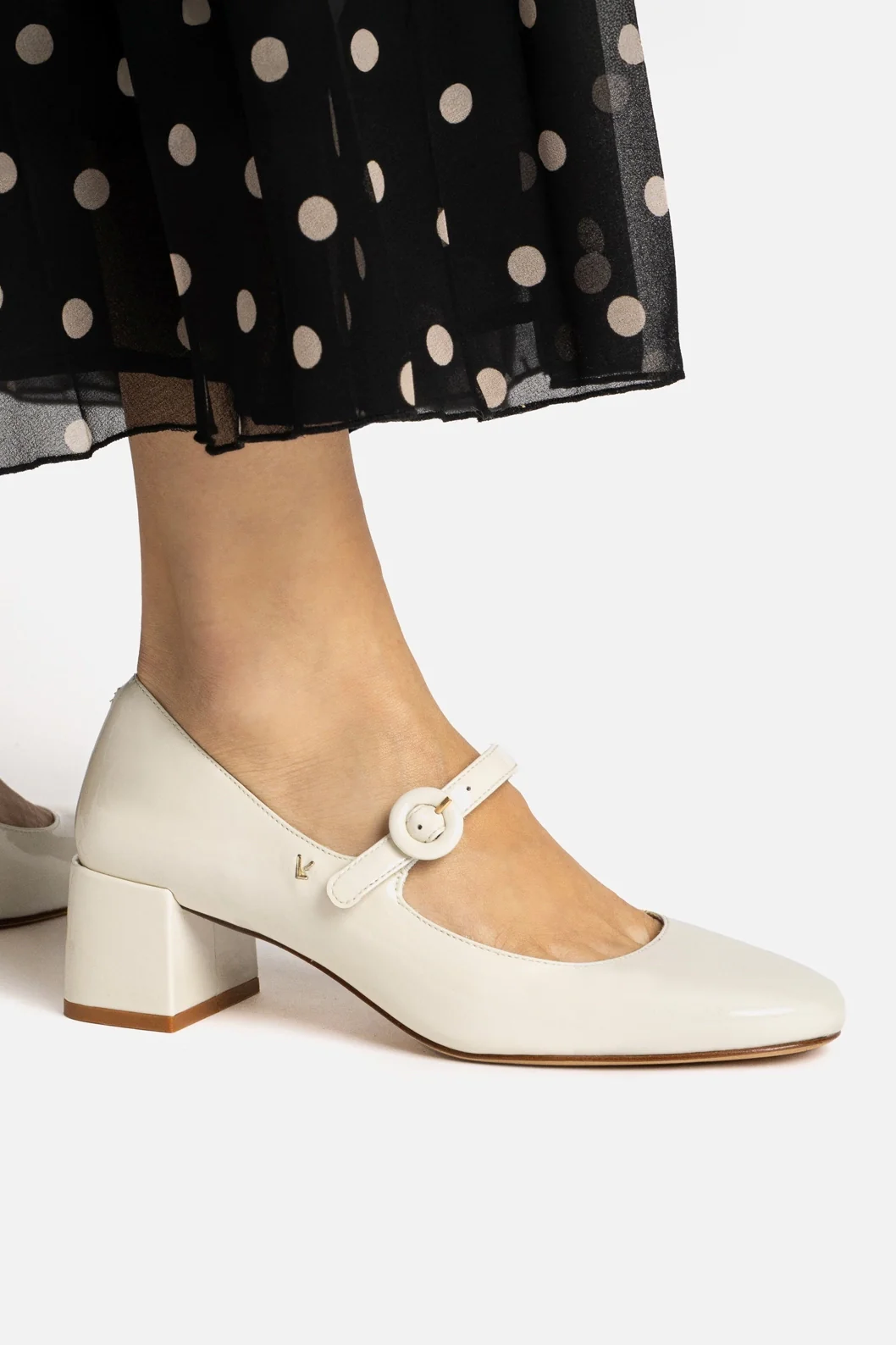 Blair Block Pump In Ivory Patent