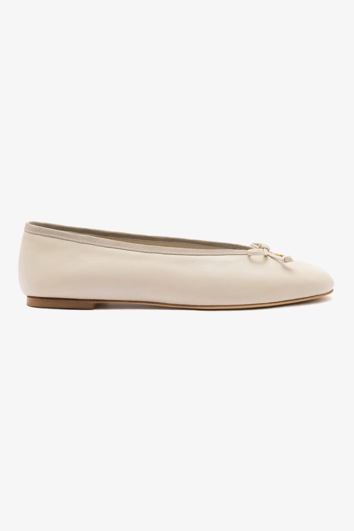 Pavlova Ballet Flat In Mushroom Grey Leather