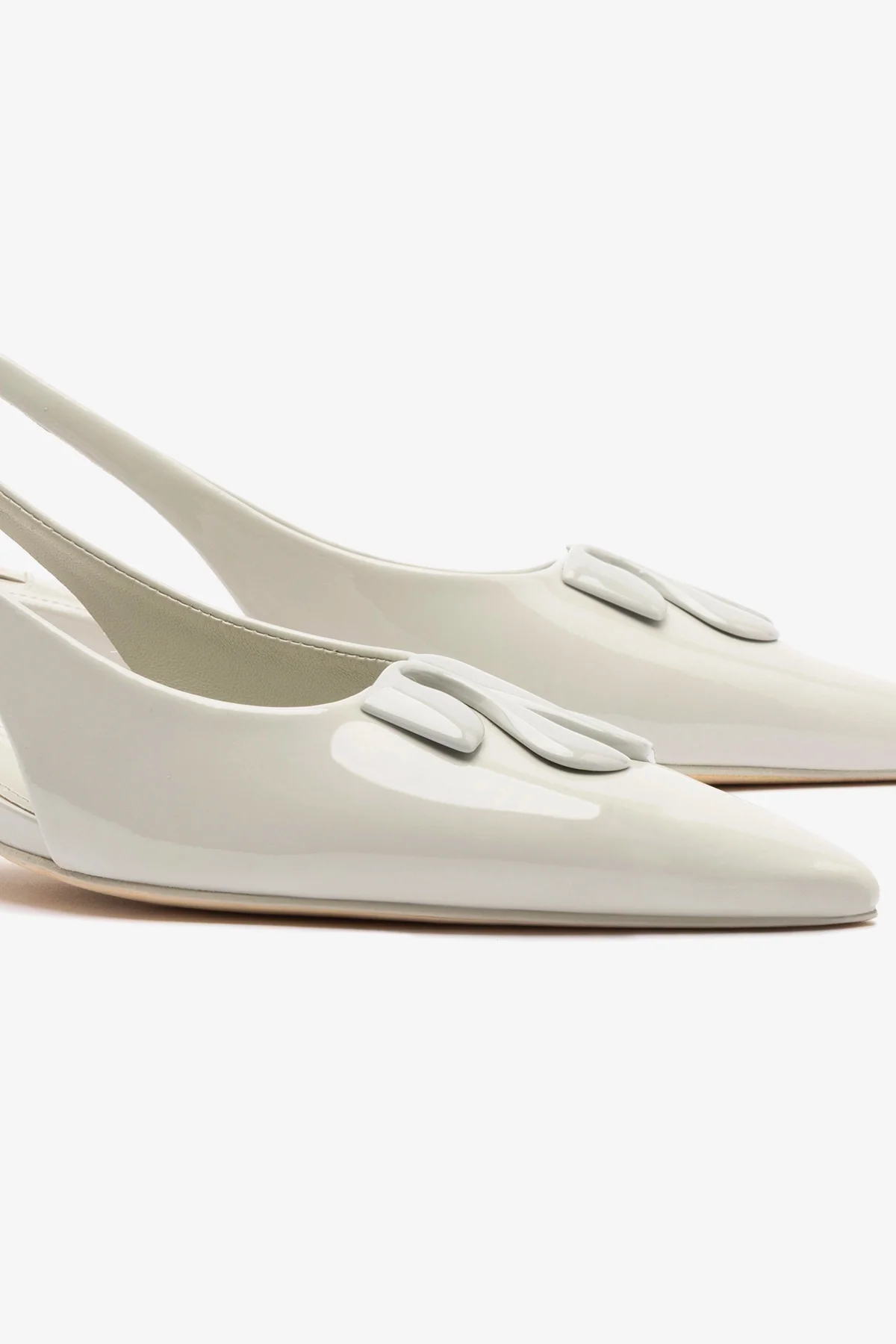 Kaitlan LL Low Pump In Gray Patent Leather