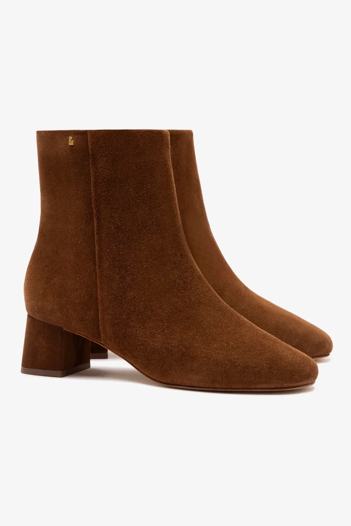 Mini Edie Boot In Burnt Umber Suede