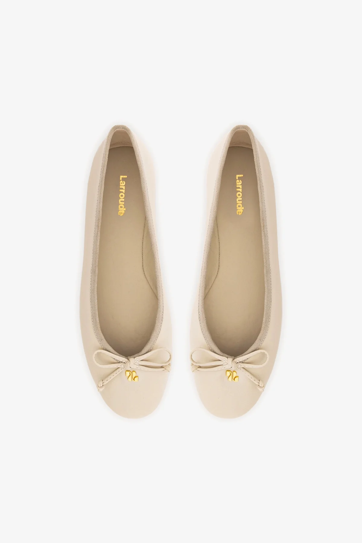 Pavlova Ballet Flat In Mushroom Grey Leather