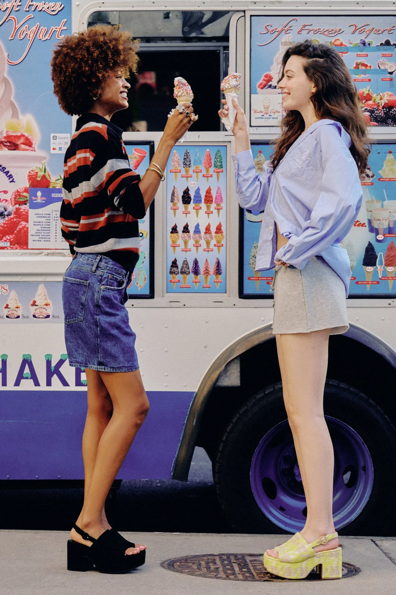 Miso Platform Sandal In Black Suede