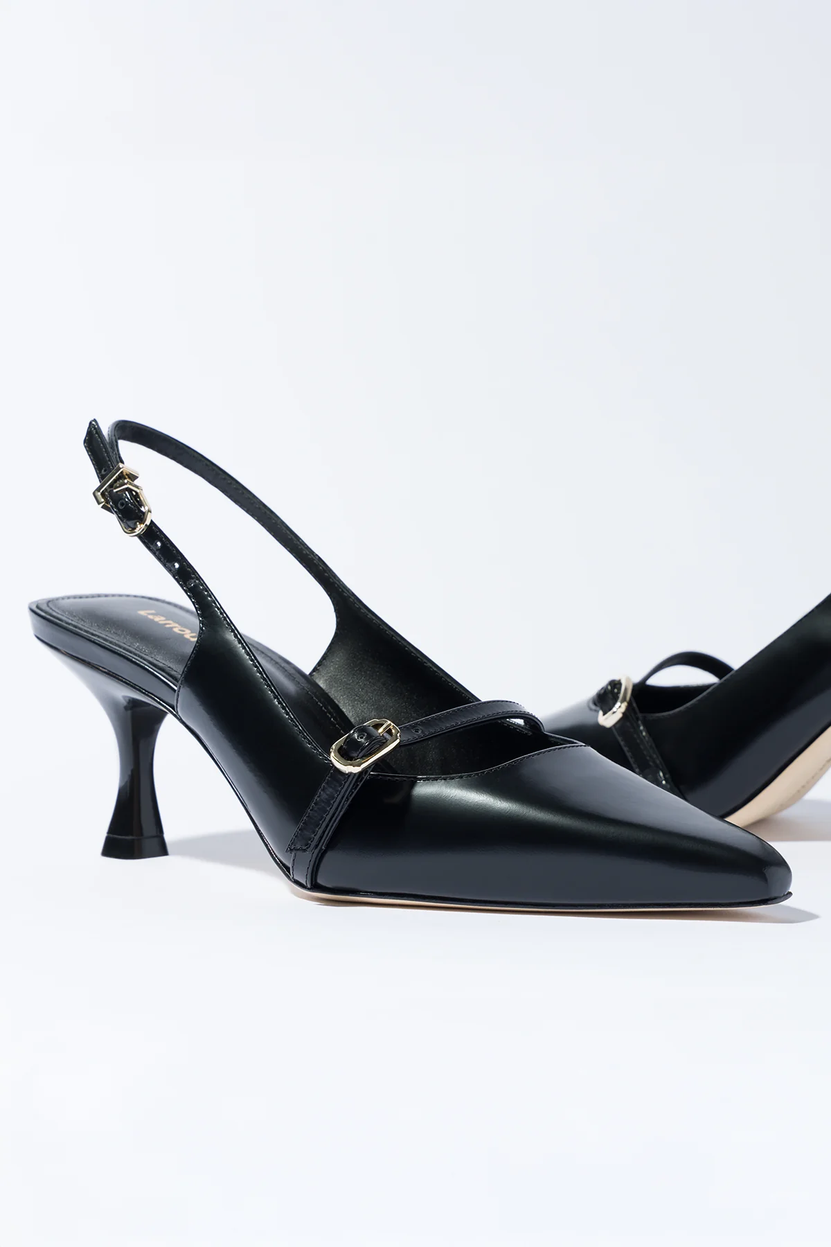 Ines Pump In Black Leather
