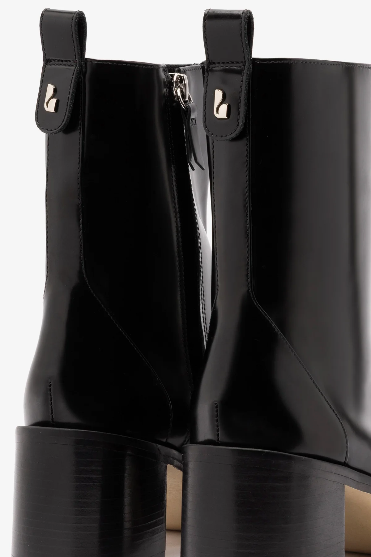 Mini Ricky Boot In Black Box Leather
