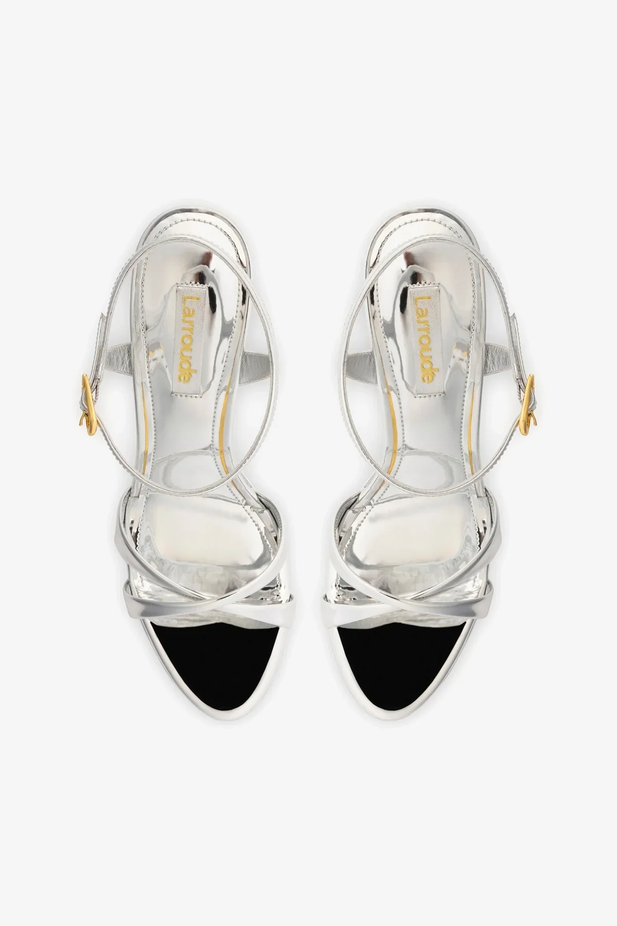 Angelina Sandal In Silver Specchio