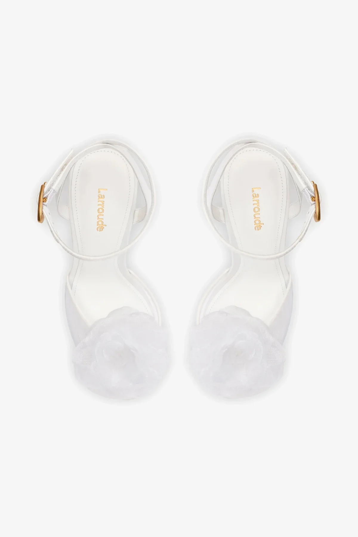 Salma Platform Sandal In White Satin