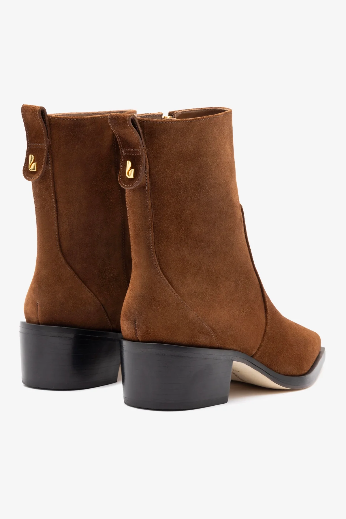 Florencia Low Boot In Burnt Umber Suede