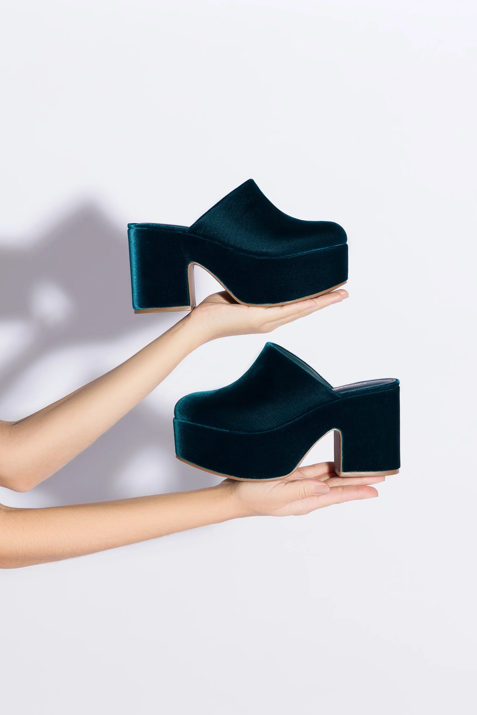 Miso Platform Clog In Deepsea Velvet