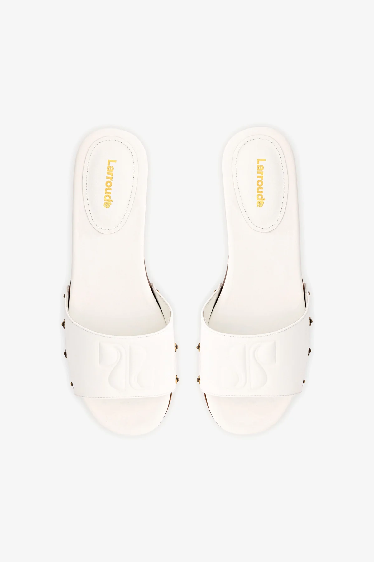 Zuzi Mule In White Patent Leather