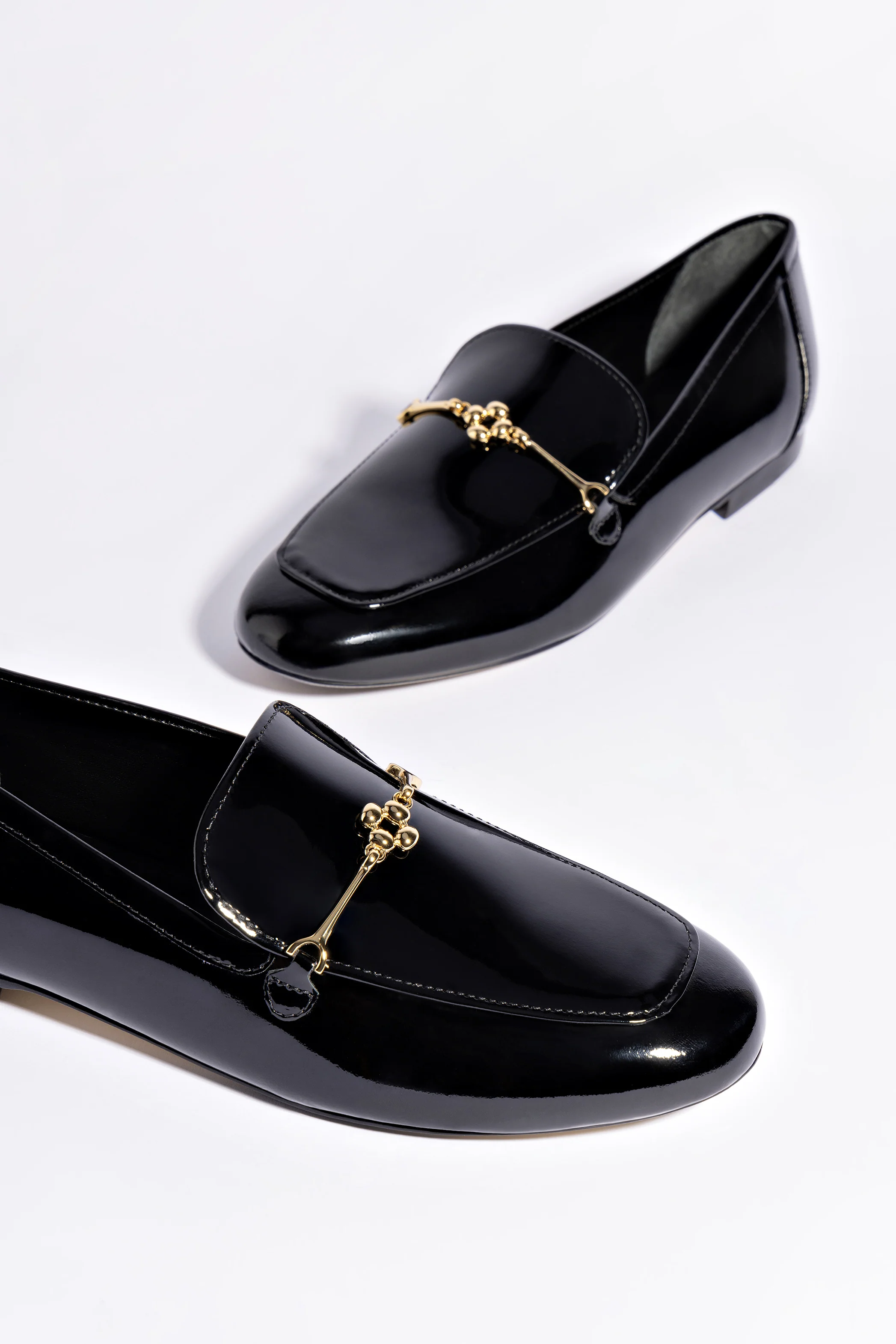 Katherine Loafer In Black Patent Leather