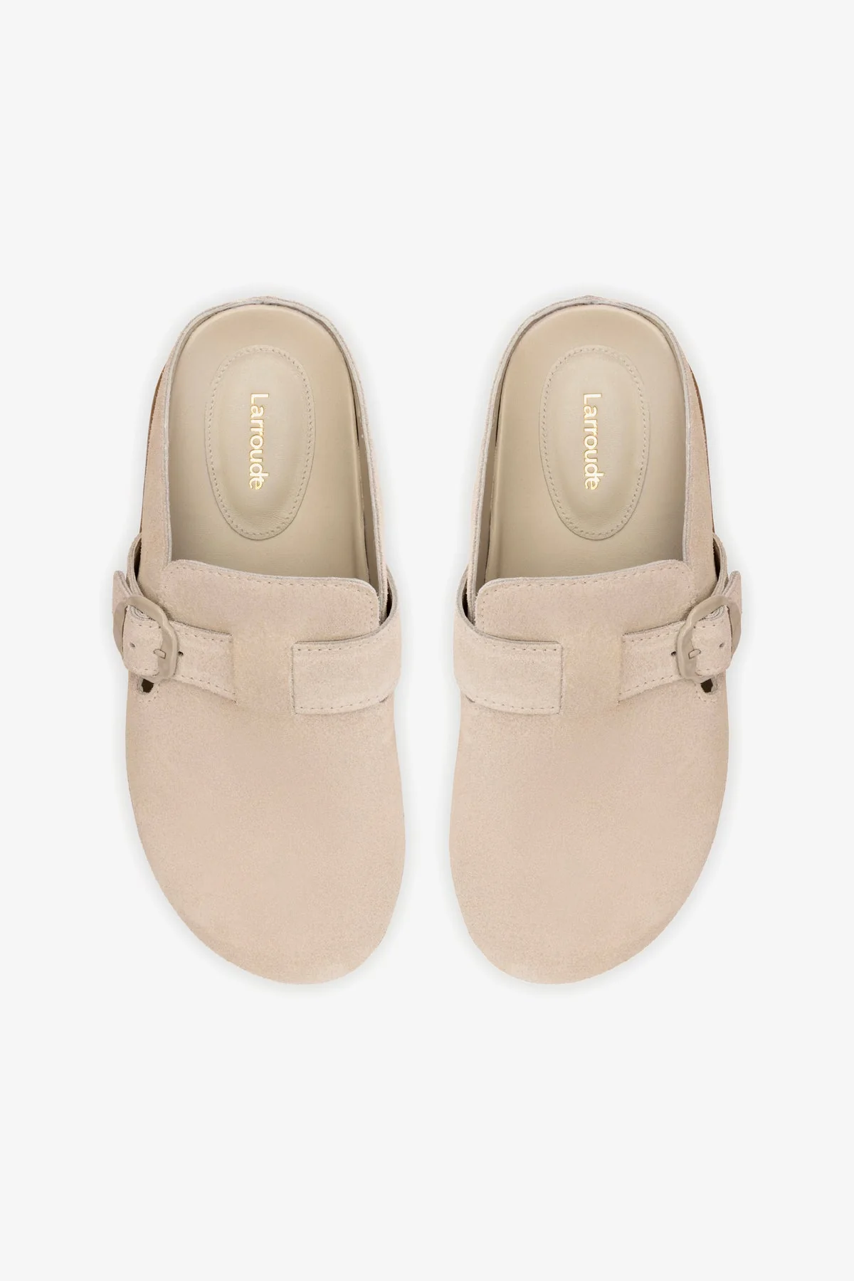 Milan Clog In Mushroom Grey Suede