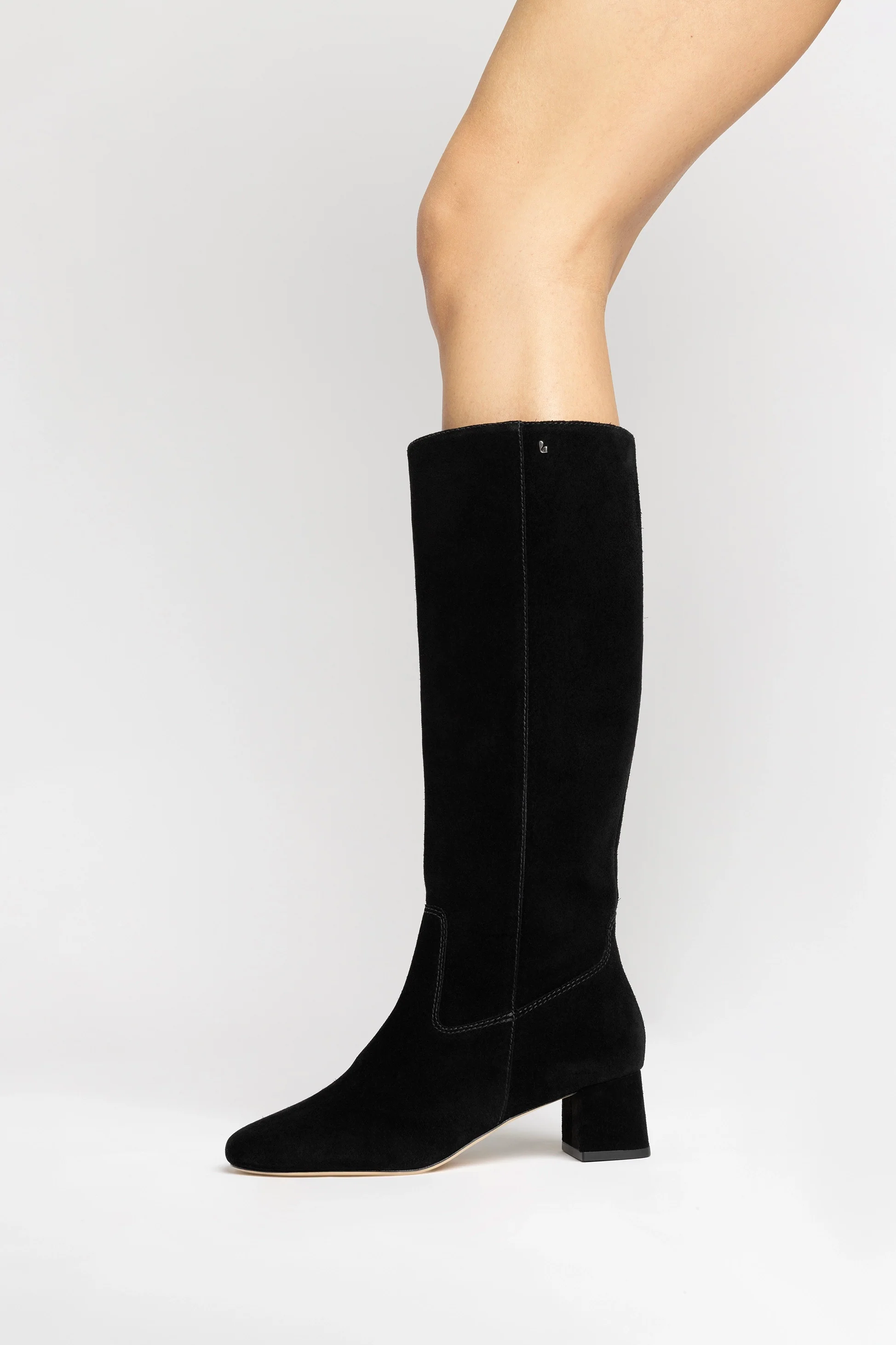 Edie Boot In Black Suede