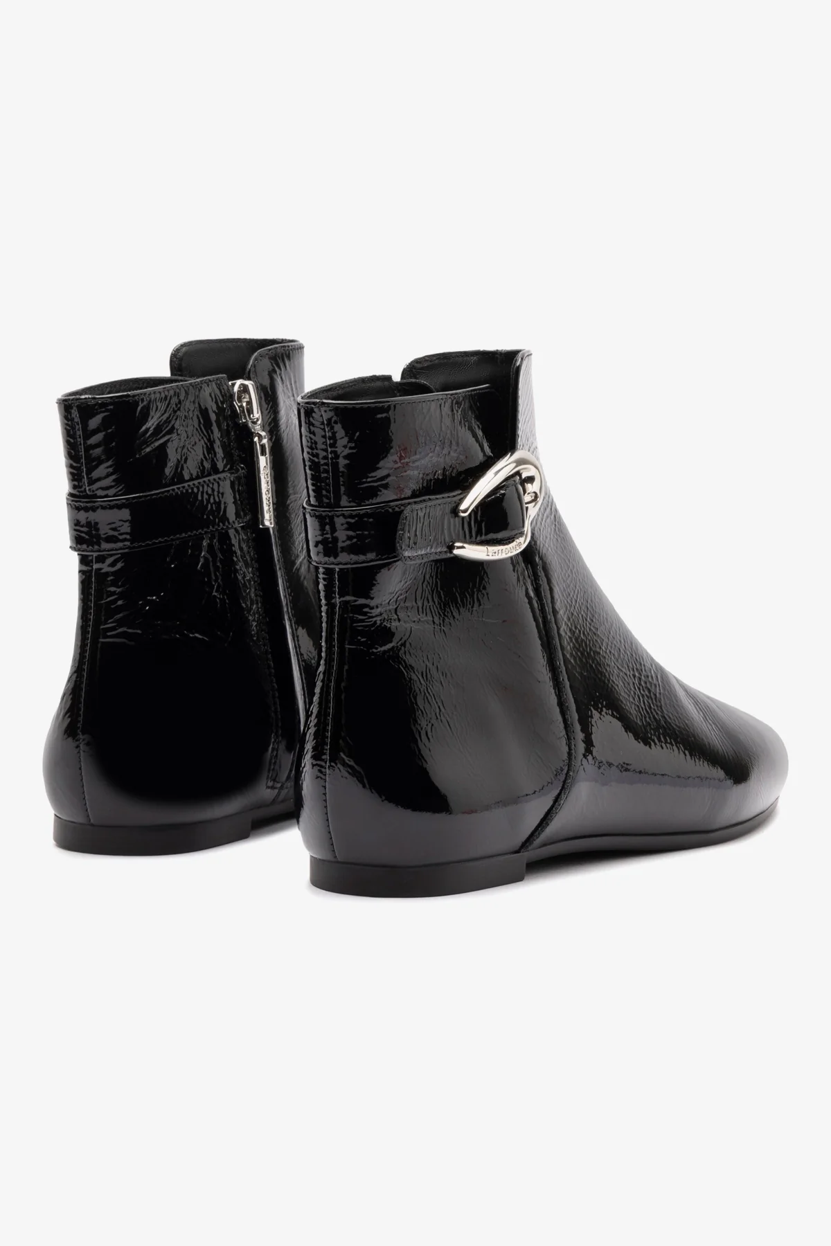 Mini Verona Boot In Black Patent Leather