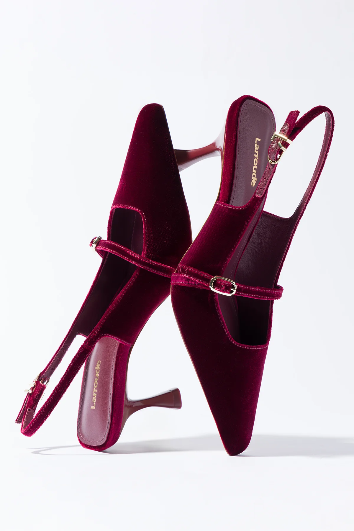 Ines Pump In Wine Velvet