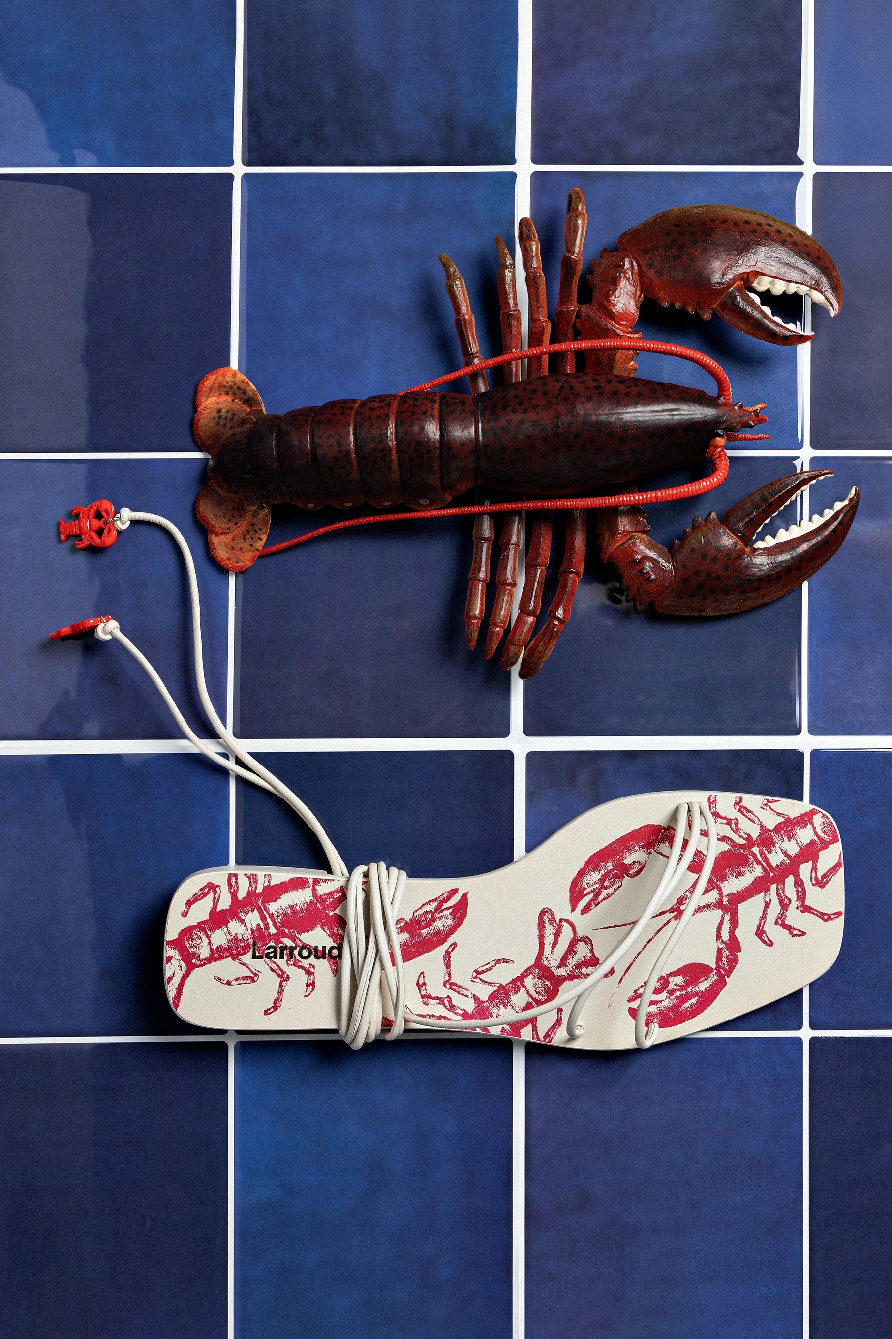 Nadia Flat Sandal In Ivory Leather