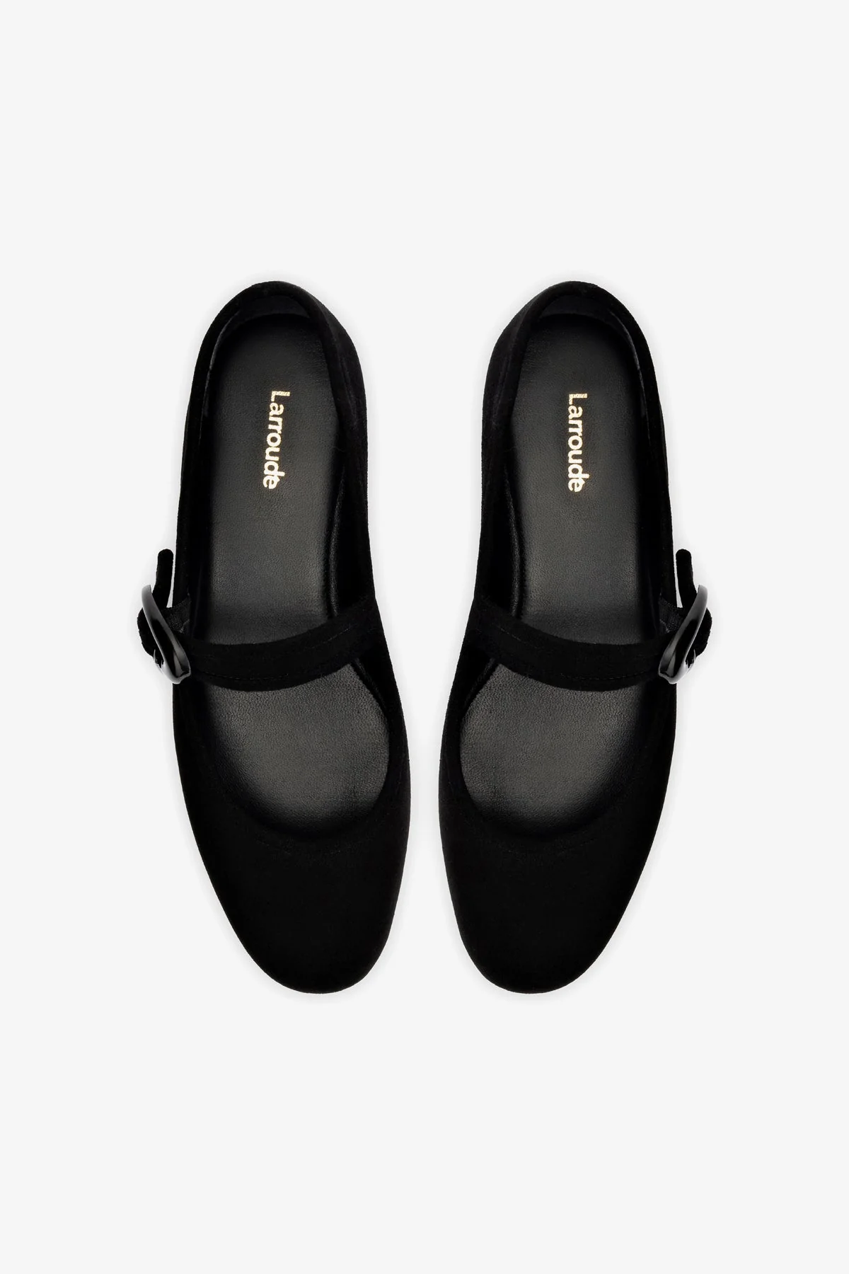 Verona Ballet Flat In Black Suede