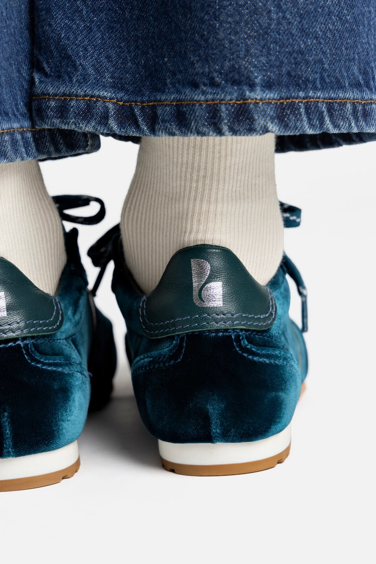 Stella Sneaker In Deepsea Velvet