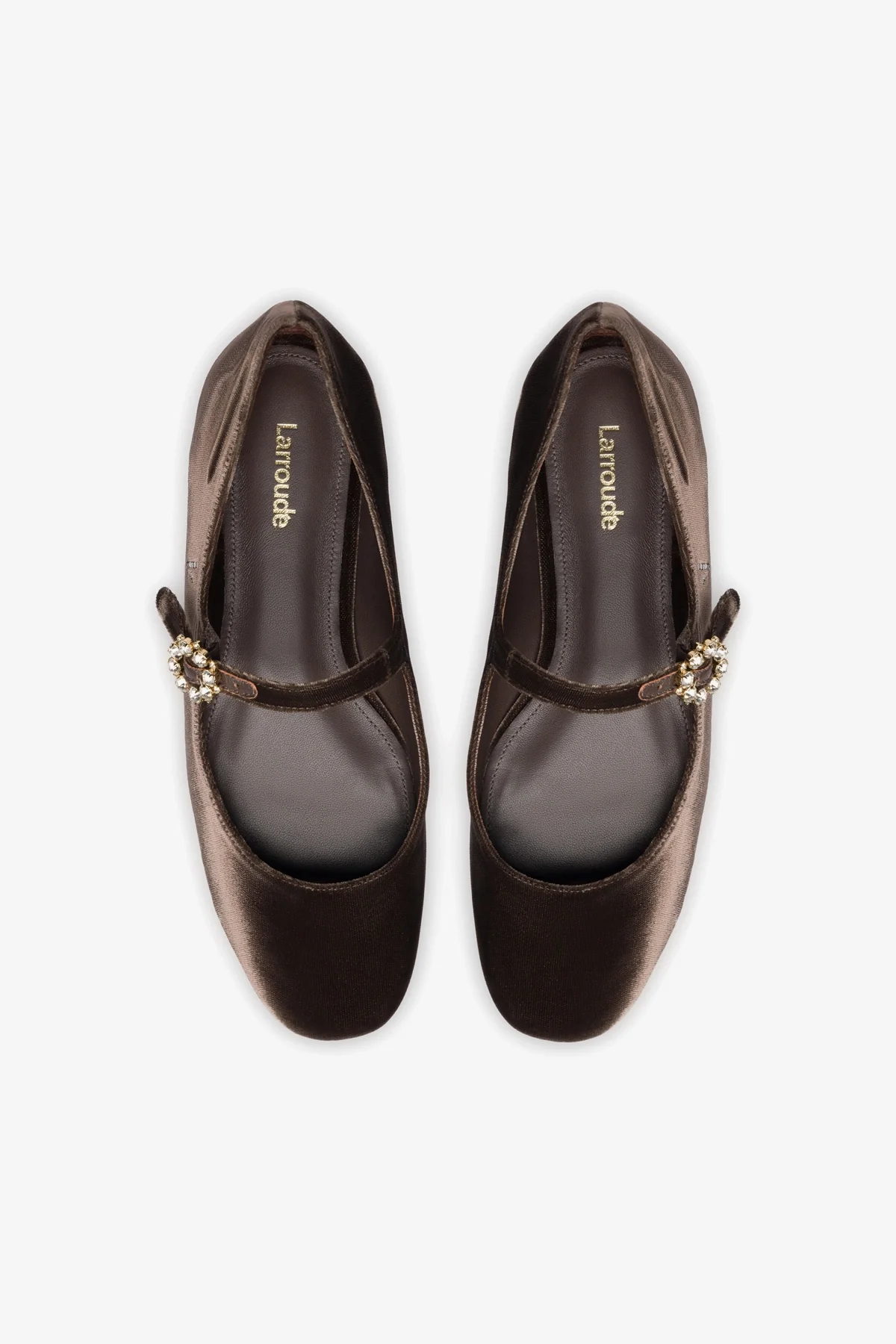 Blair Ballet Flat In Expresso Velvet