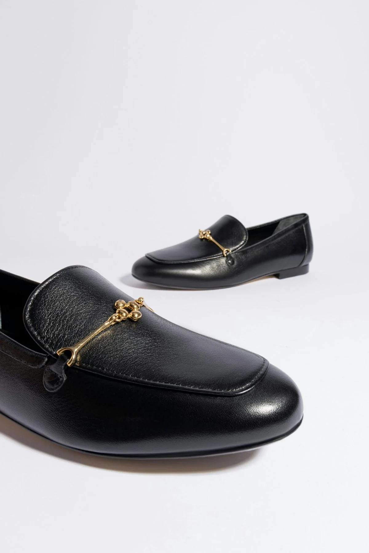 Katherine Loafer In Black Leather