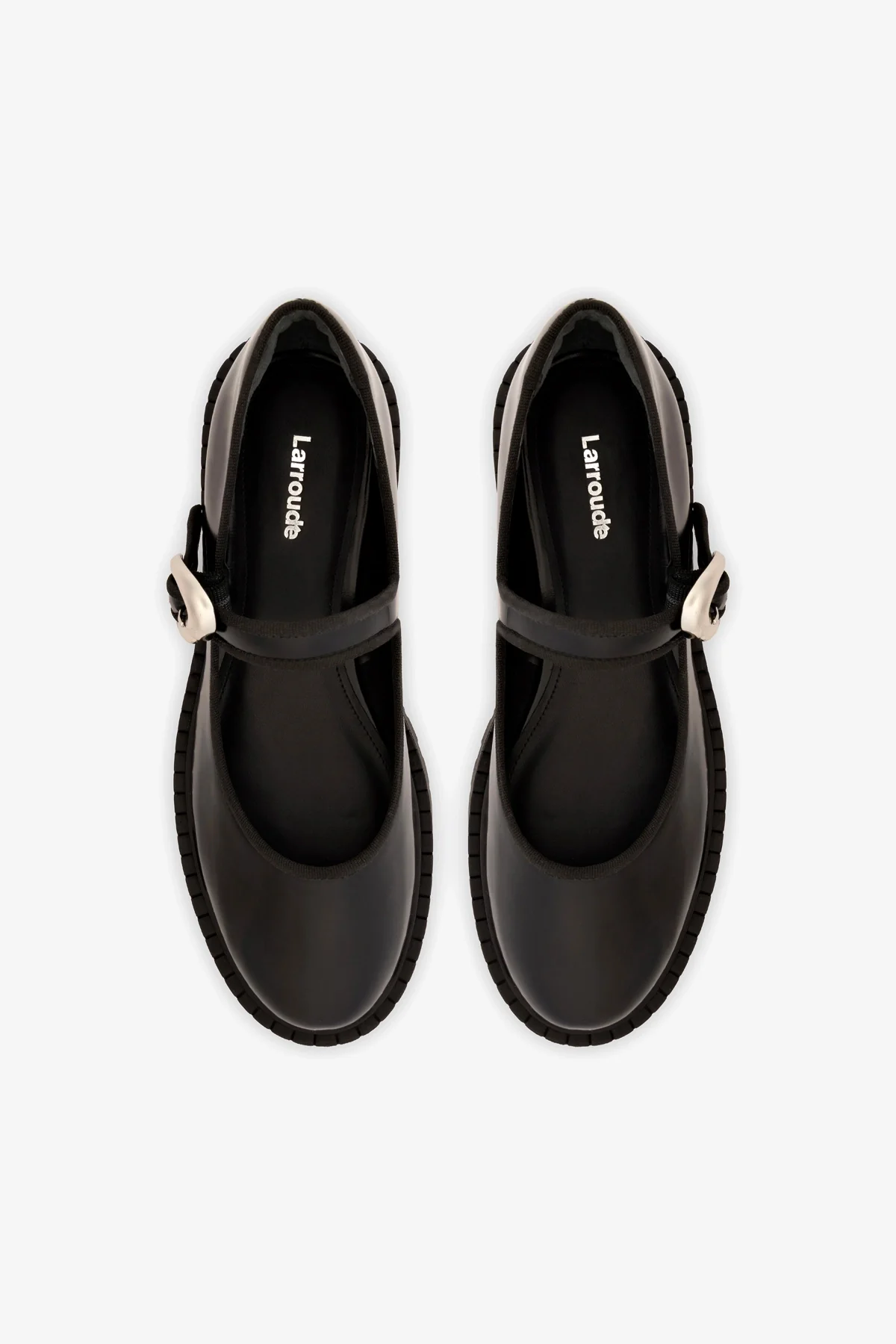 Wednesday Verona Flatform In Black Box Leather