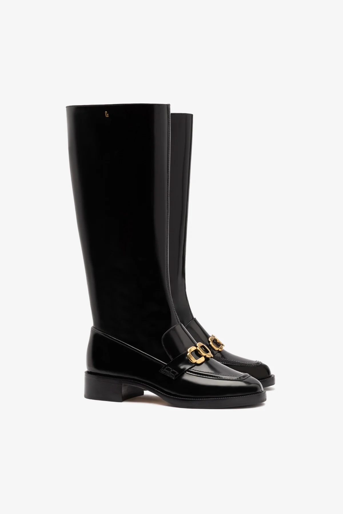 Harrington Boot In Black Box Leather