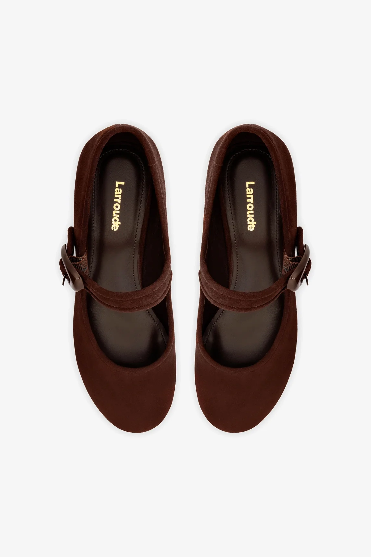 Verona Flatform In Brown Suede