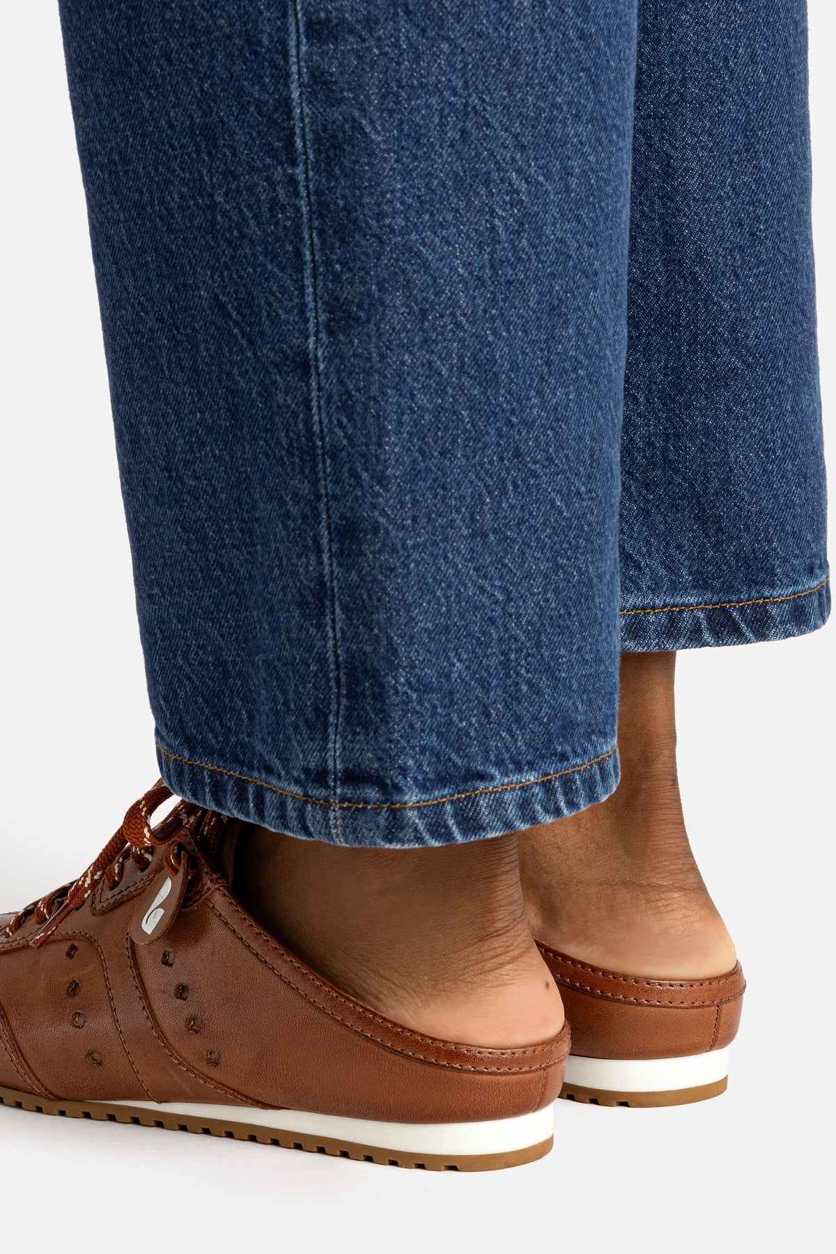 Stella Mule In Caramel Leather