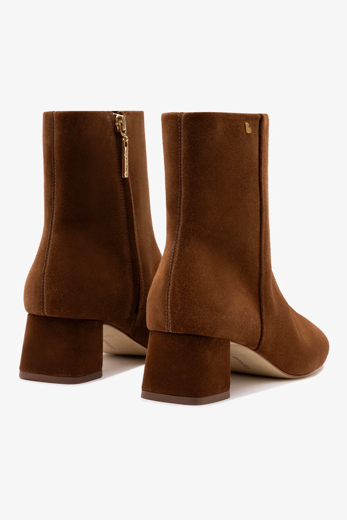 Mini Edie Boot In Burnt Umber Suede