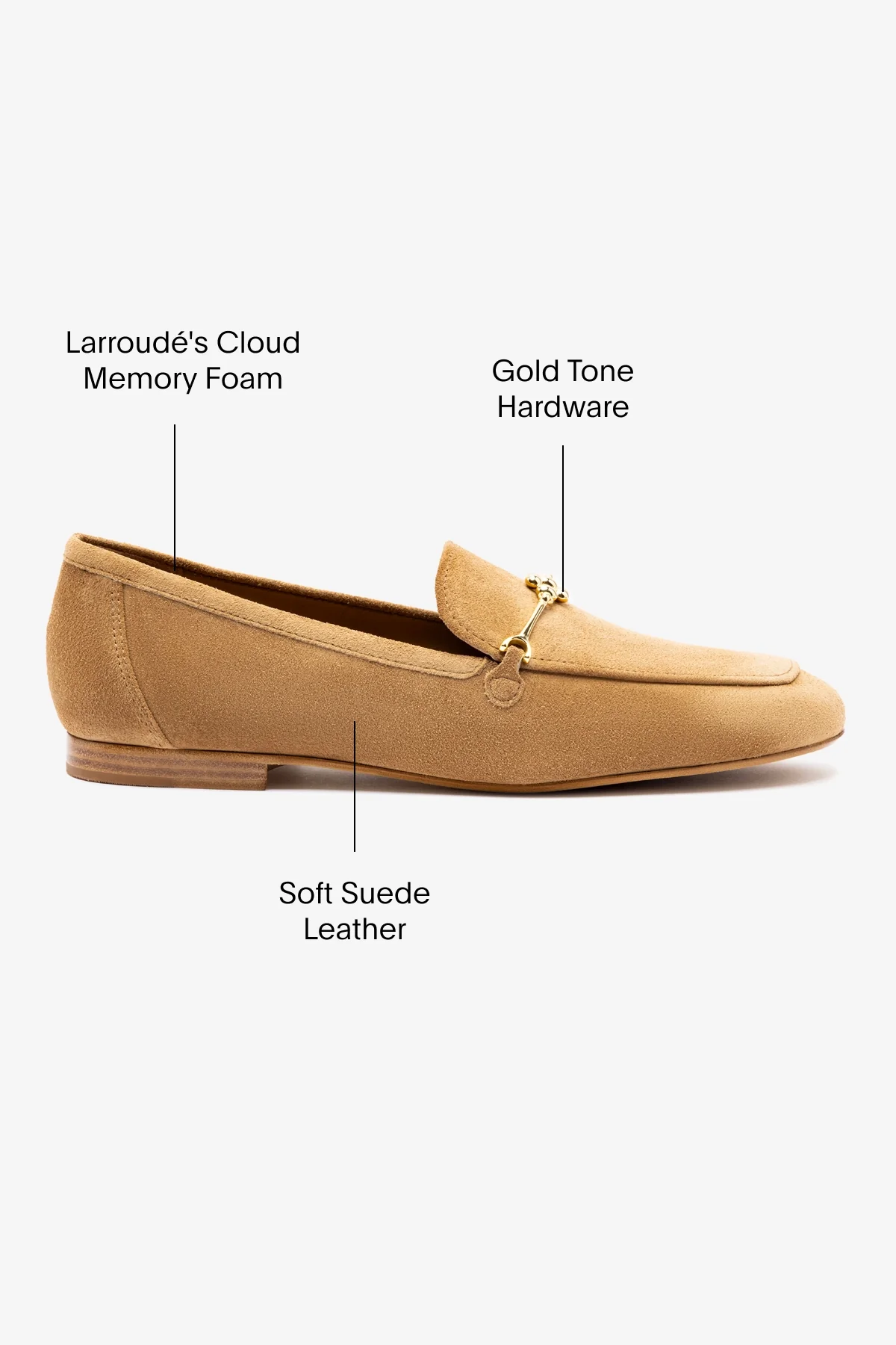 Katherine Loafer In Peanut Suede
