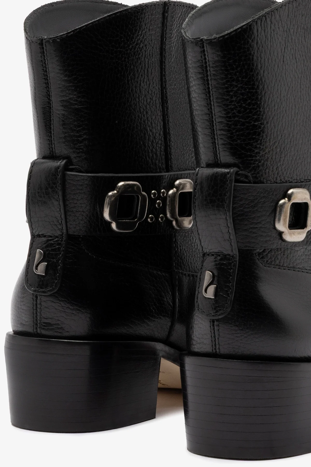 Milan Rodeo Bootie In Black Leather