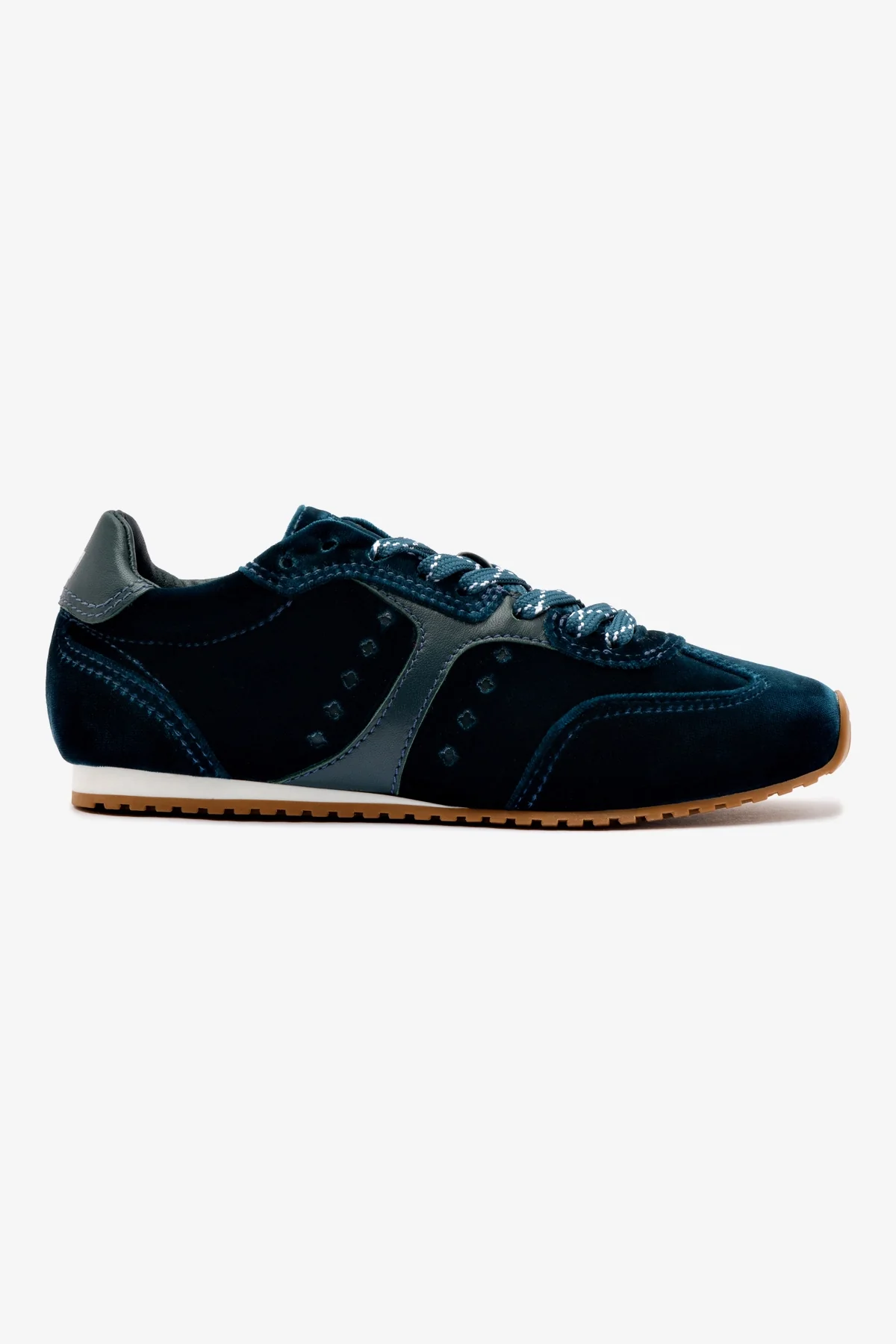 Stella Sneaker In Deepsea Velvet