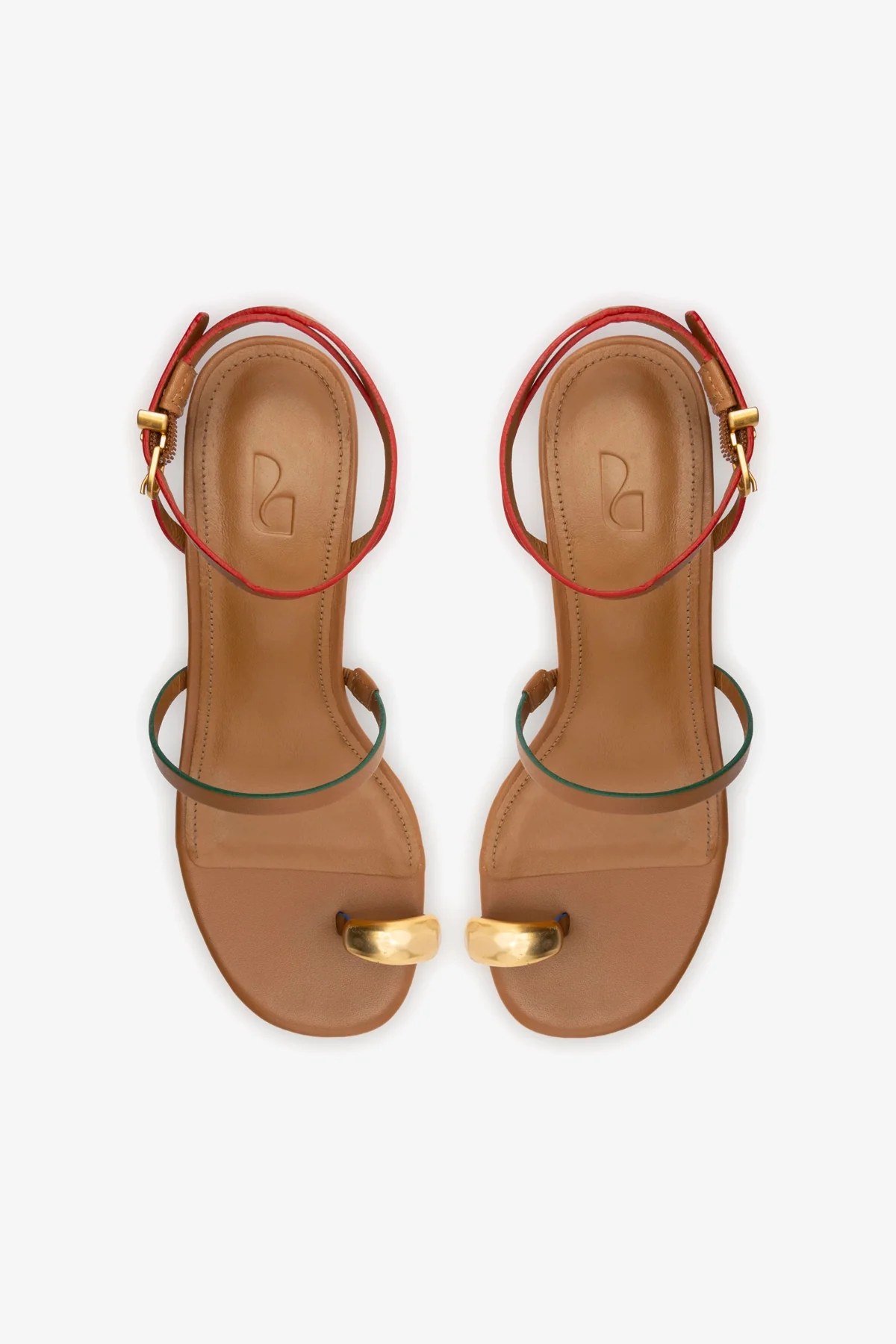 Biarritz Block In Caramel Leather