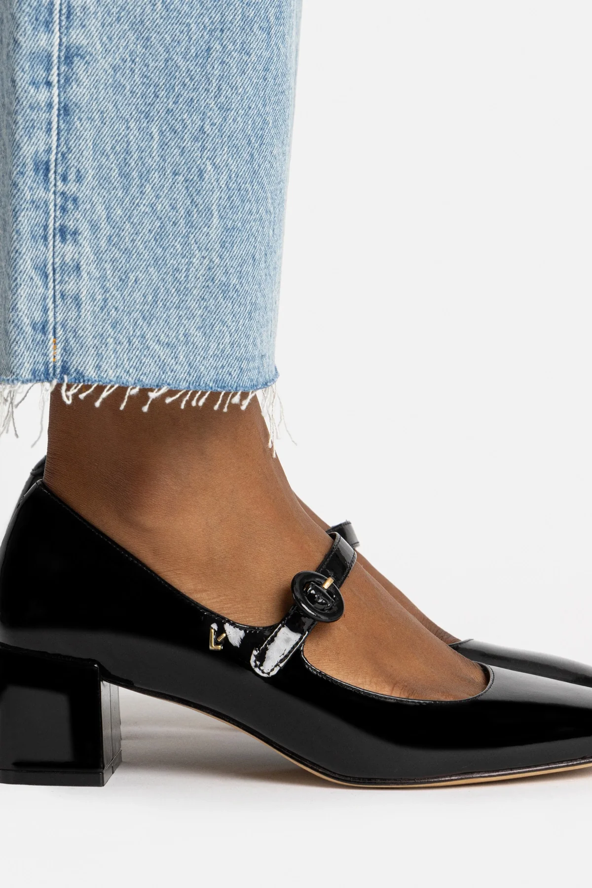 Blair Block Pump In Black Patent