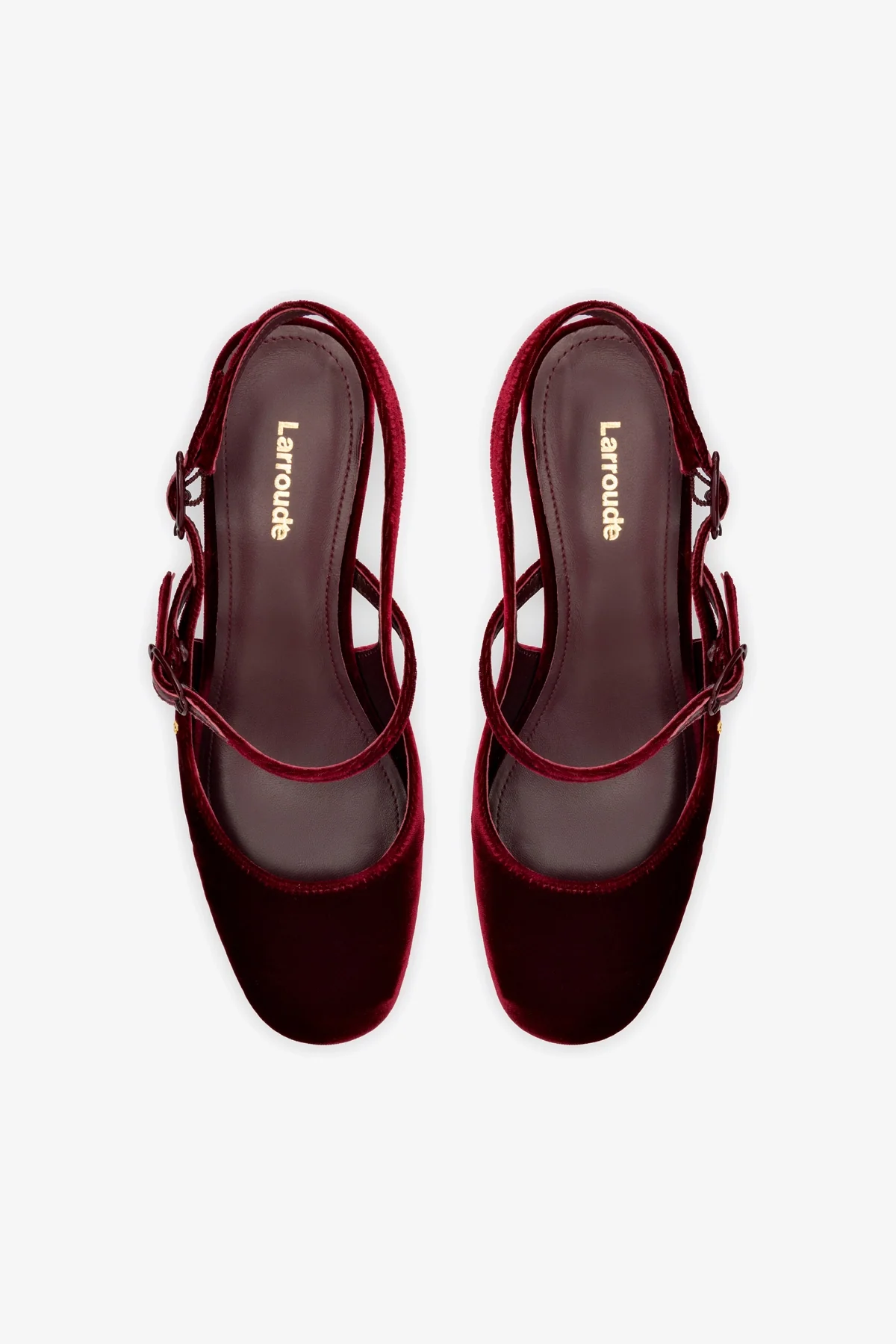 Georgina Pump In Wine Velvet