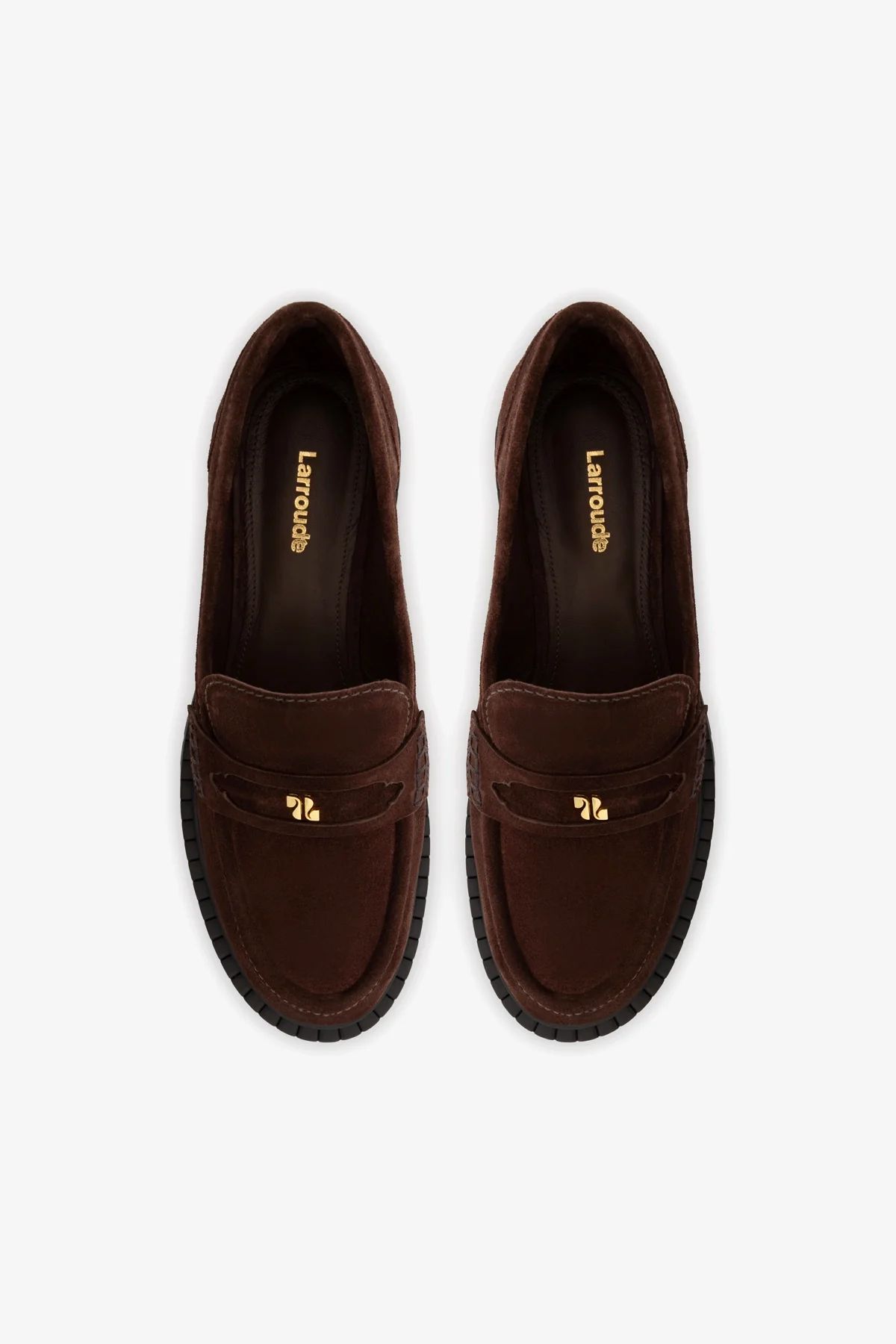 Suki Lugsole Loafer In Brown Suede
