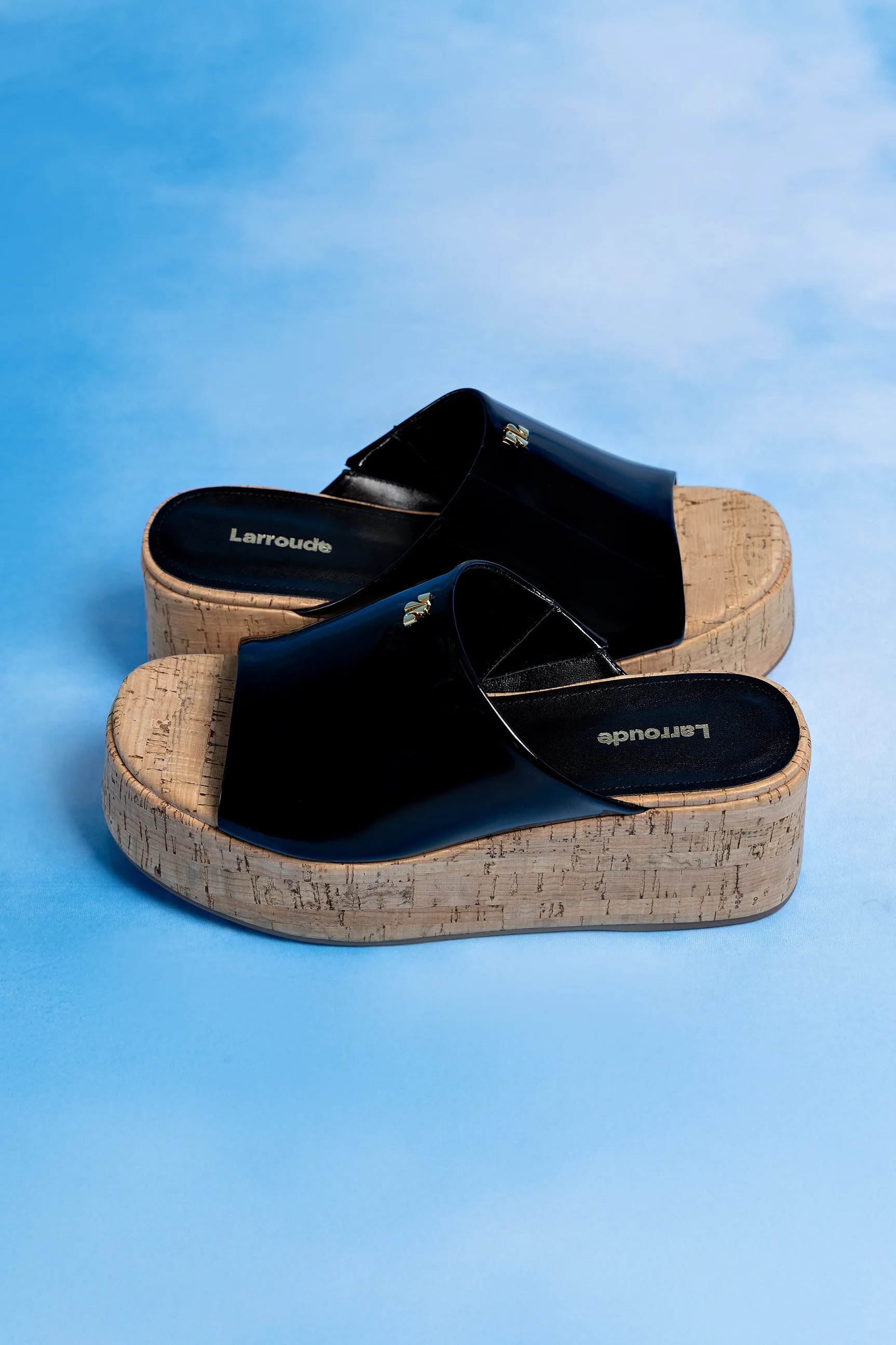 Charli Mule In Black Patent Leather