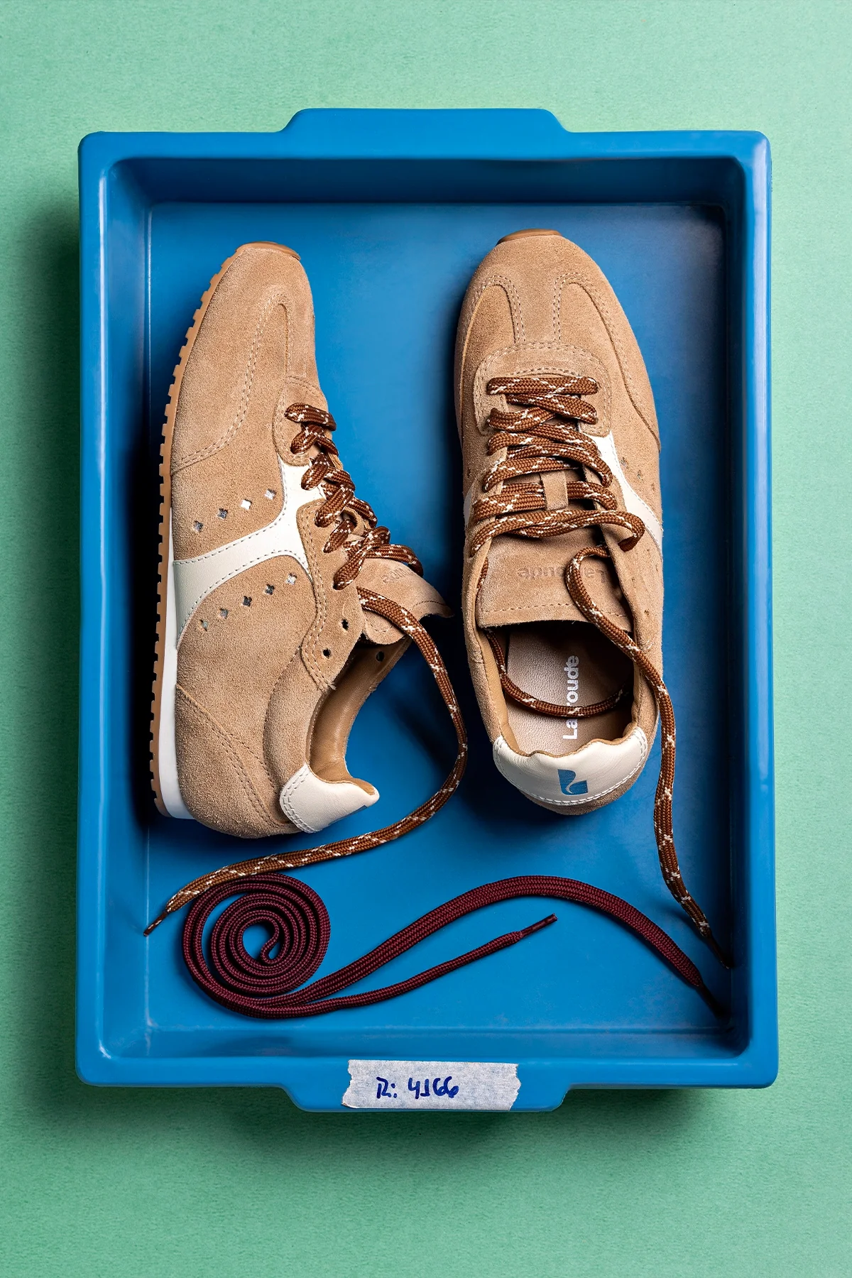 Stella Sneaker In Peanut Suede