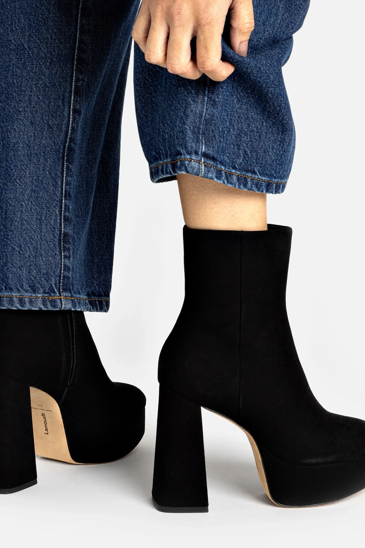 Dolly Boot In Black Suede