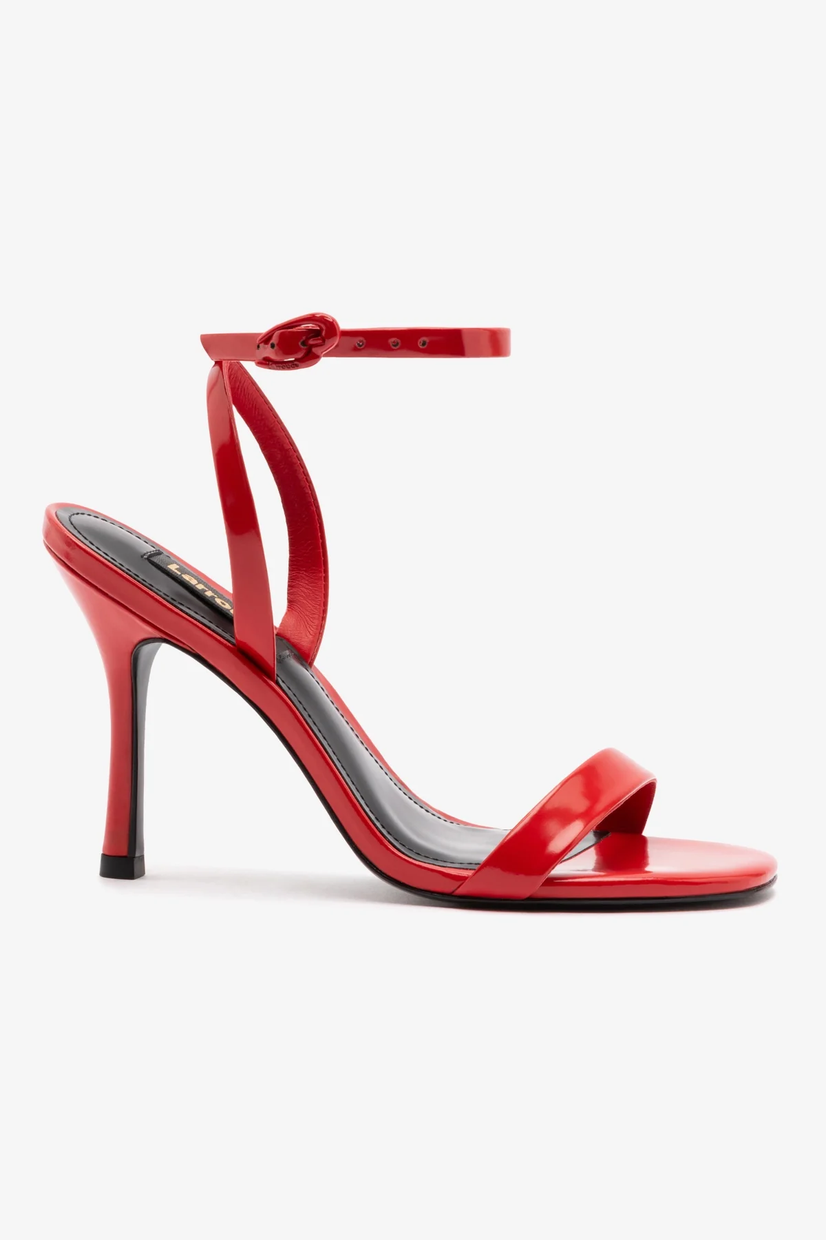Veronina Sandal In Scarlet Patent Leather