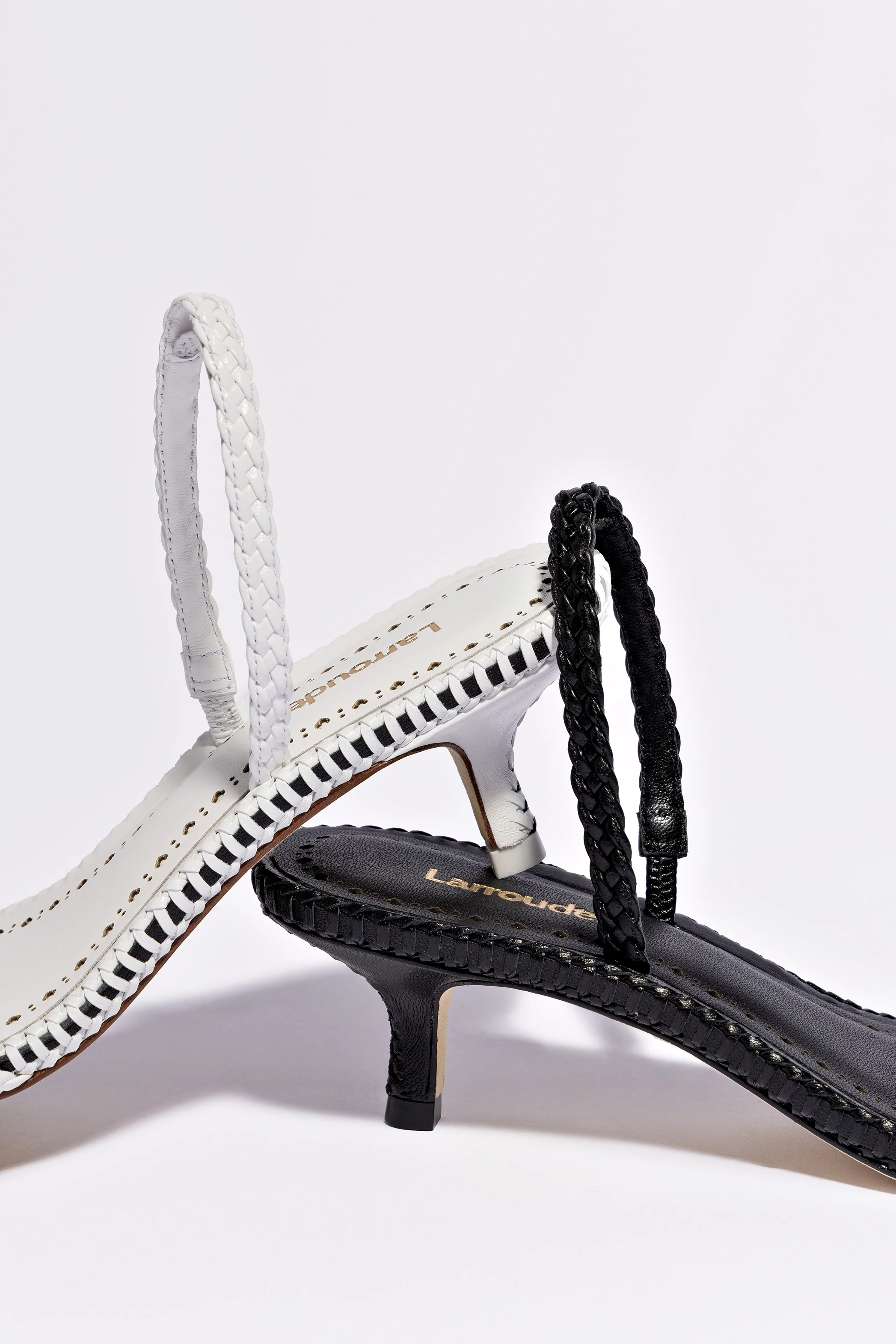 Mini Annie Sandal In Black Leather