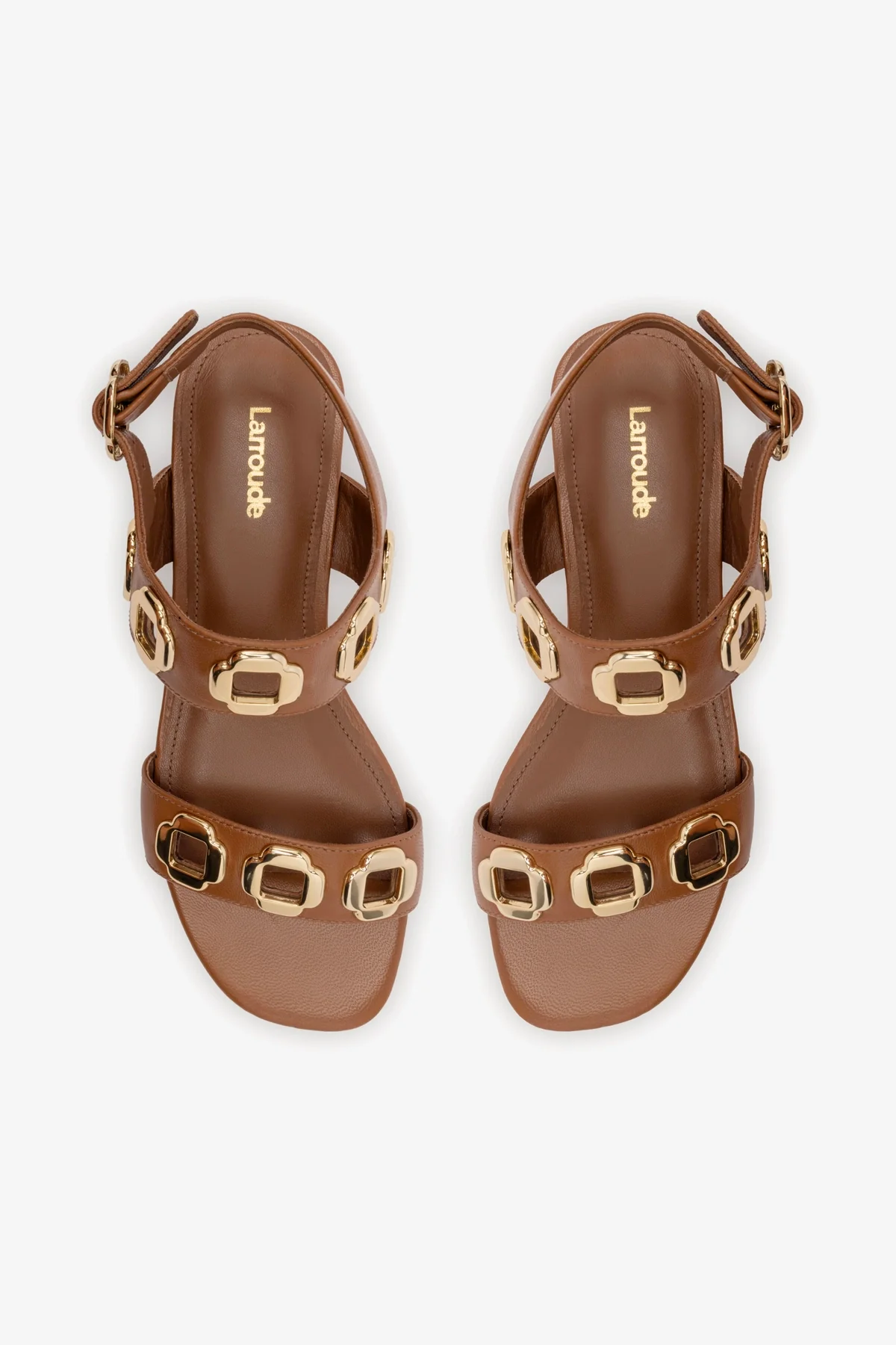 Milan Sandal In Caramel Leather