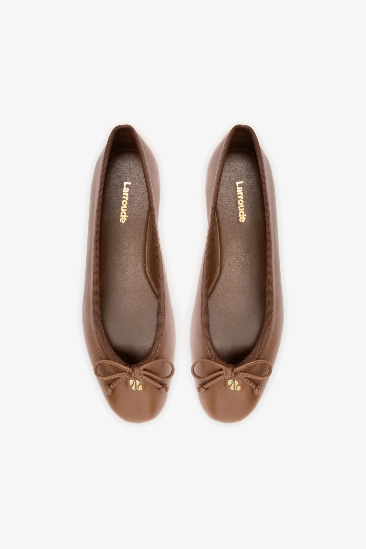 Pavlova Ballet Flat In Burnt Umber Leather