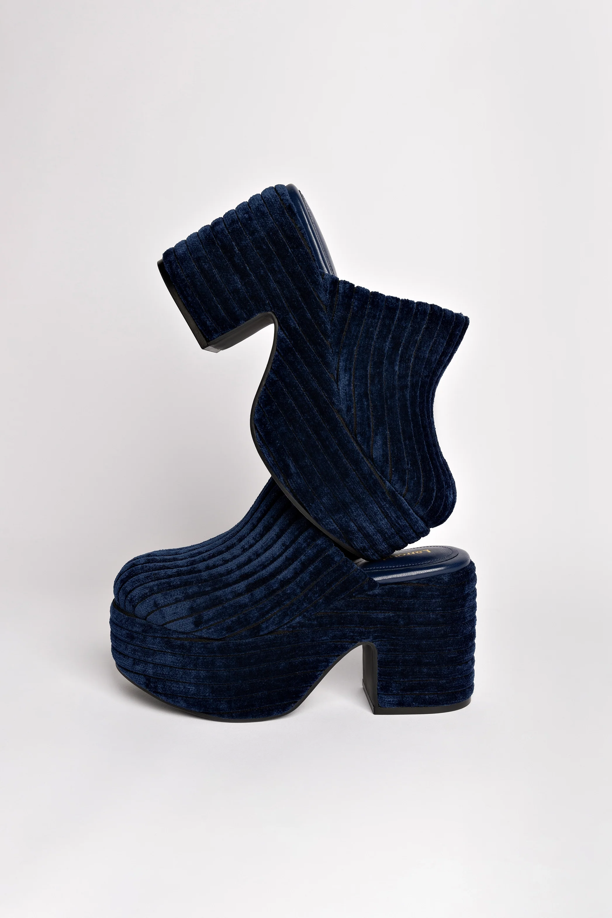 Miso Platform Clog In Midnight Velvet